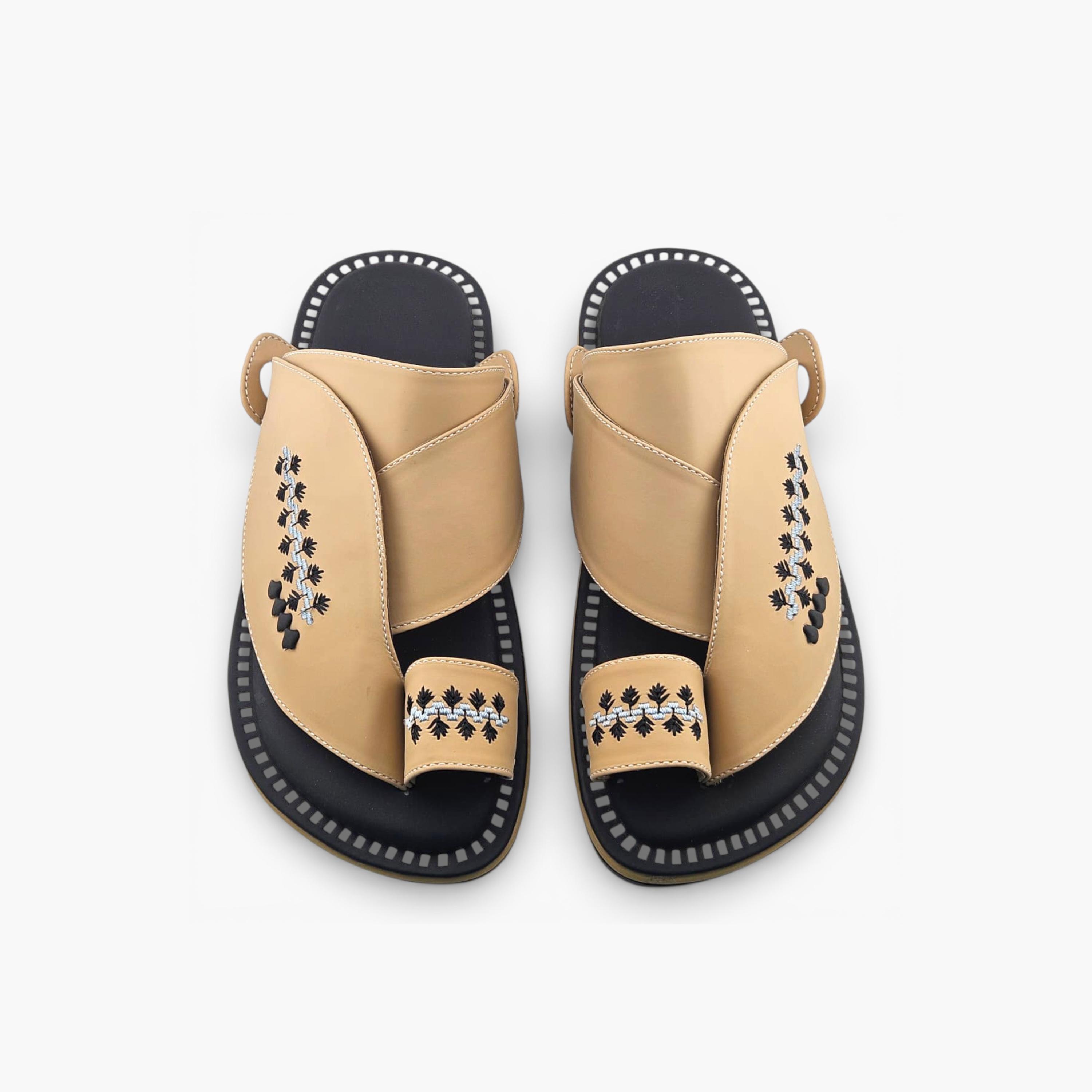 Al Fanoos Mens Slip-On Lumiere Arabic Sandals | 214-men-shoes-sandals-image-3