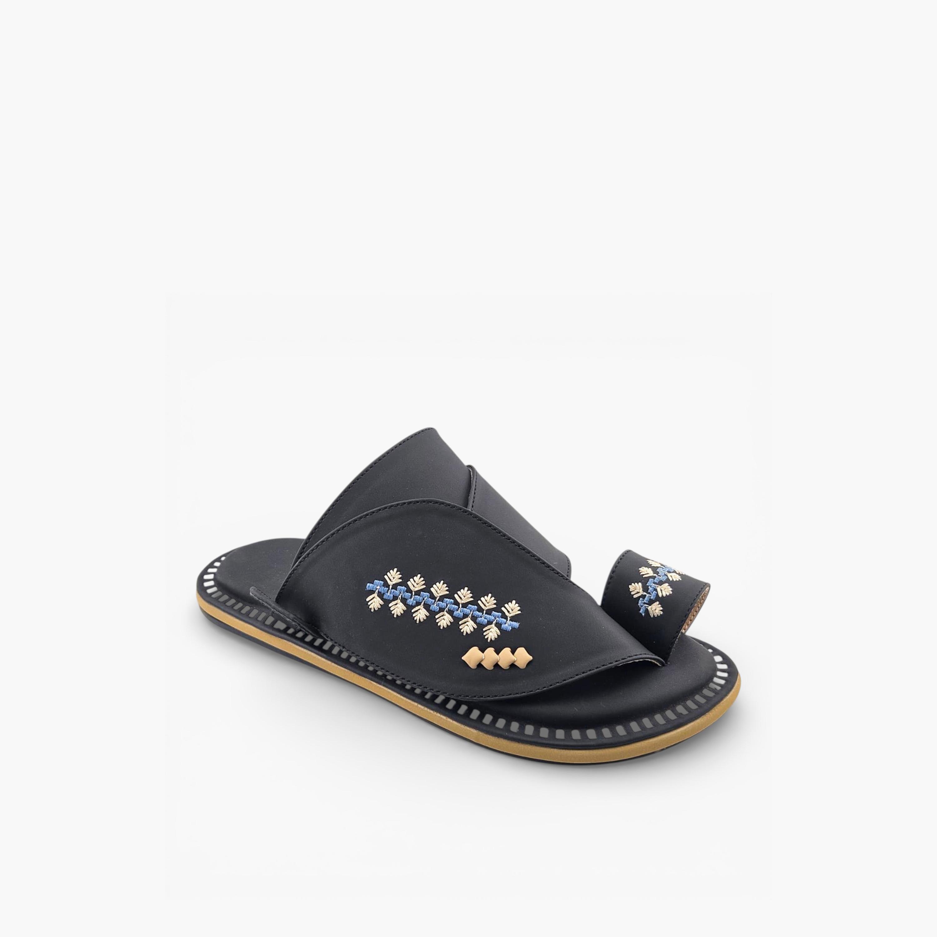 Al Fanoos Mens Slip-On Lumiere Arabic Sandals | 214-men-shoes-sandals-image-1