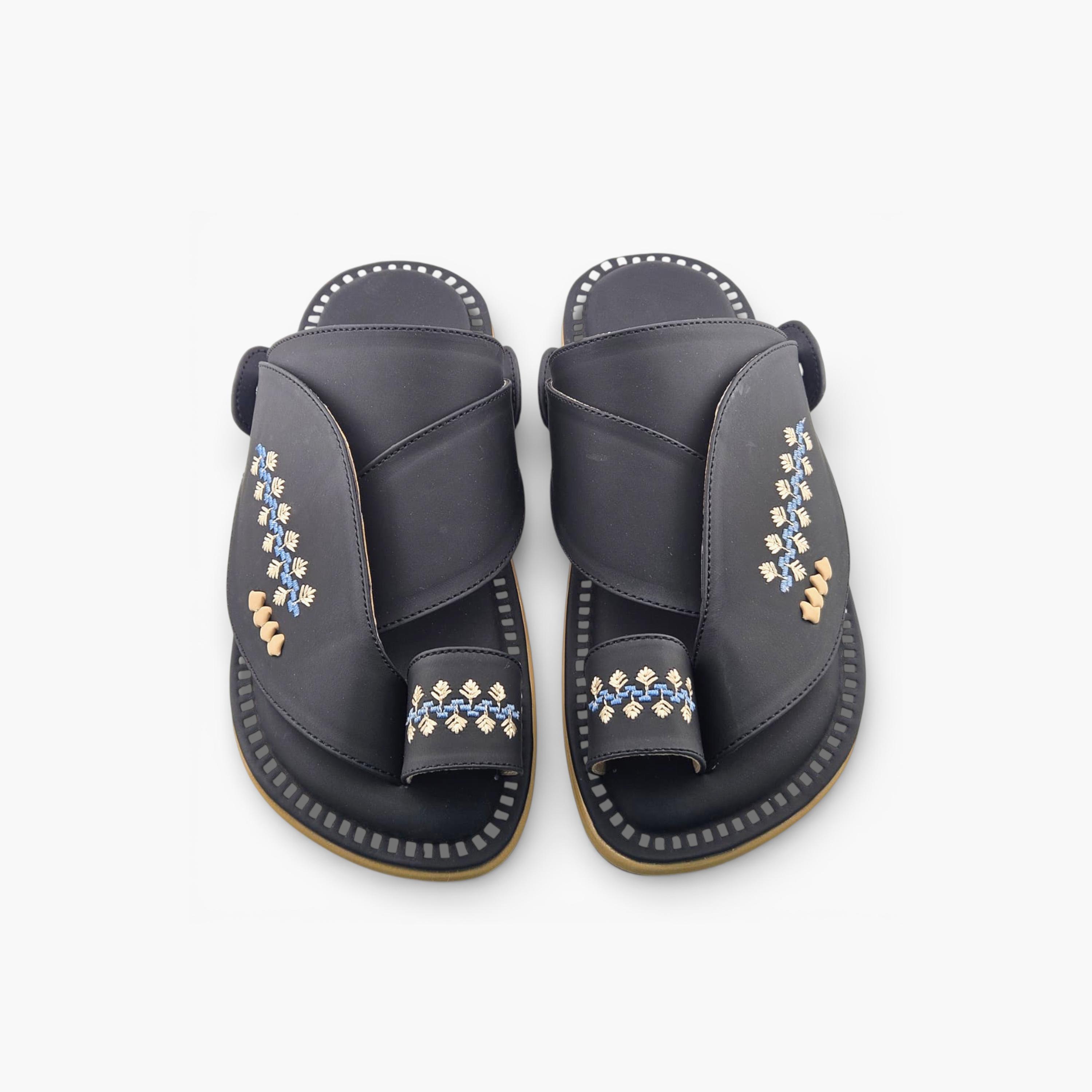 Al Fanoos Mens Slip-On Lumiere Arabic Sandals | 214-men-shoes-sandals-image-3