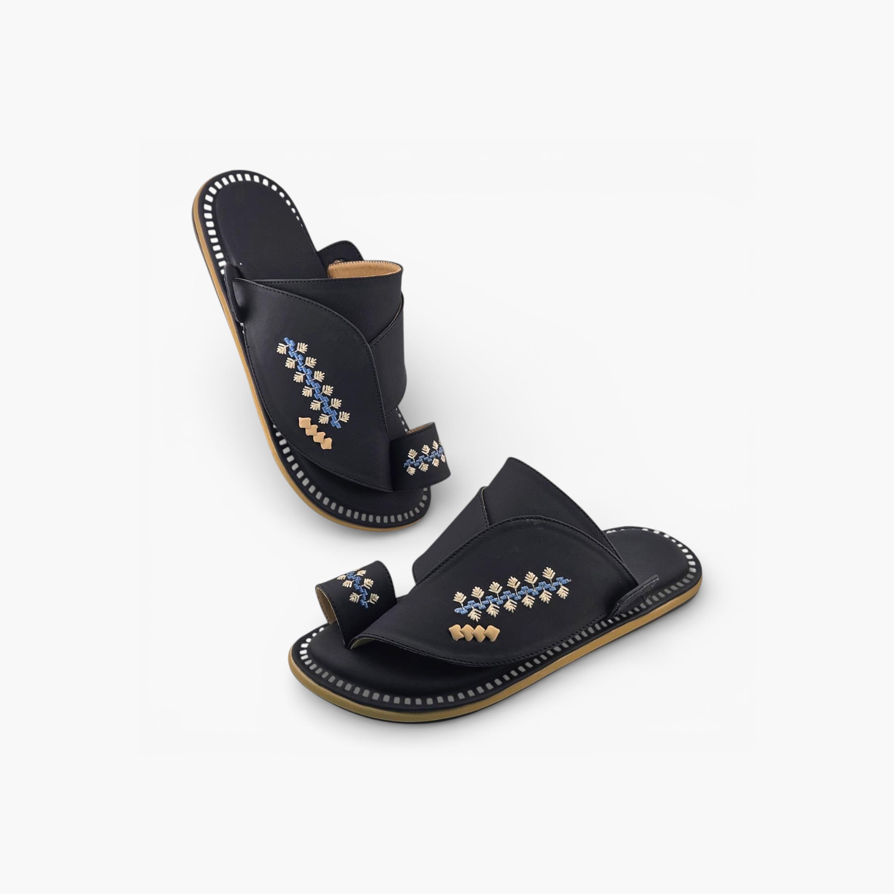 Al Fanoos Mens Slip-On Lumiere Arabic Sandals | 214-men-shoes-sandals-image-4