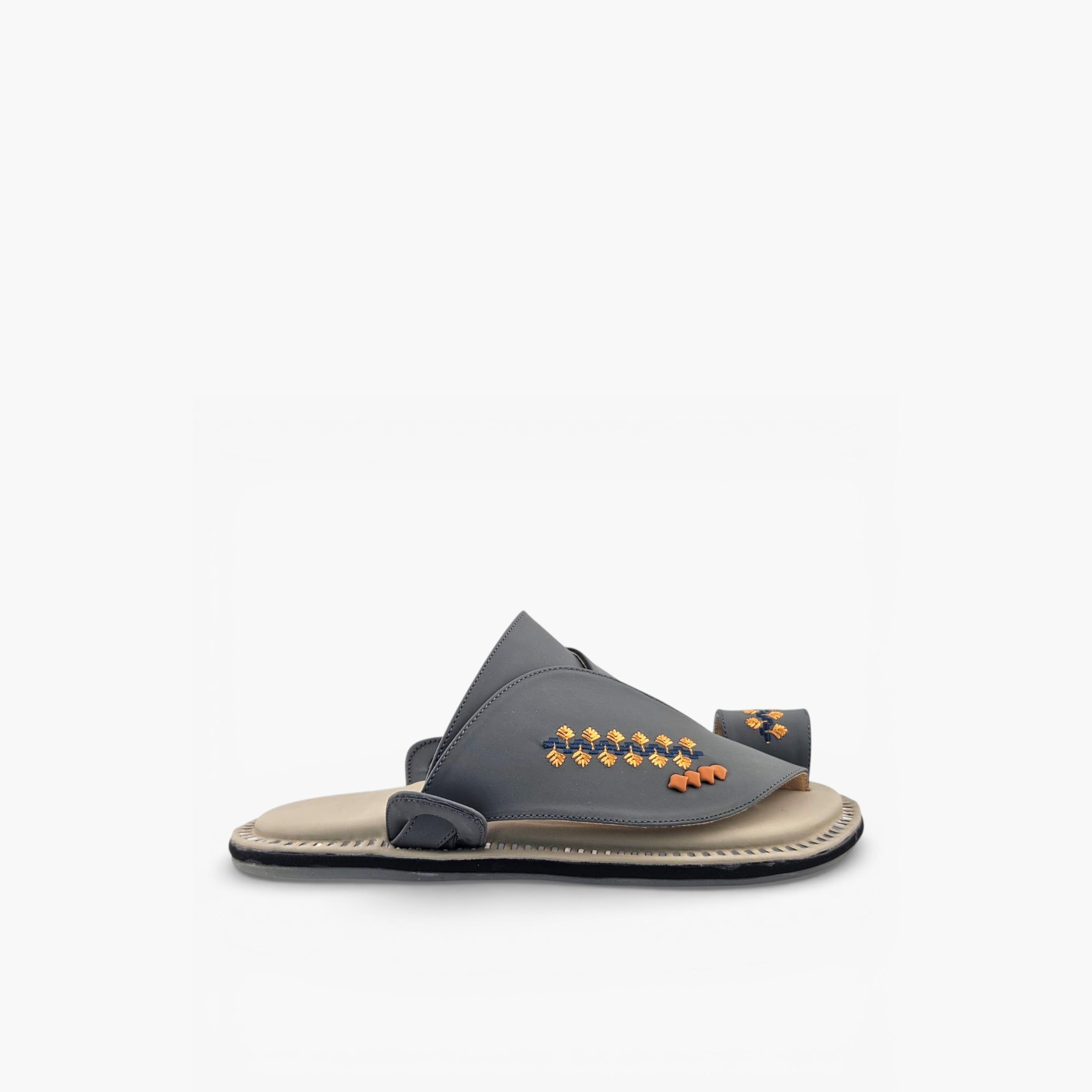 Al Fanoos Mens Slip-On Lumiere Arabic Sandals | 214-men-shoes-sandals-image-2