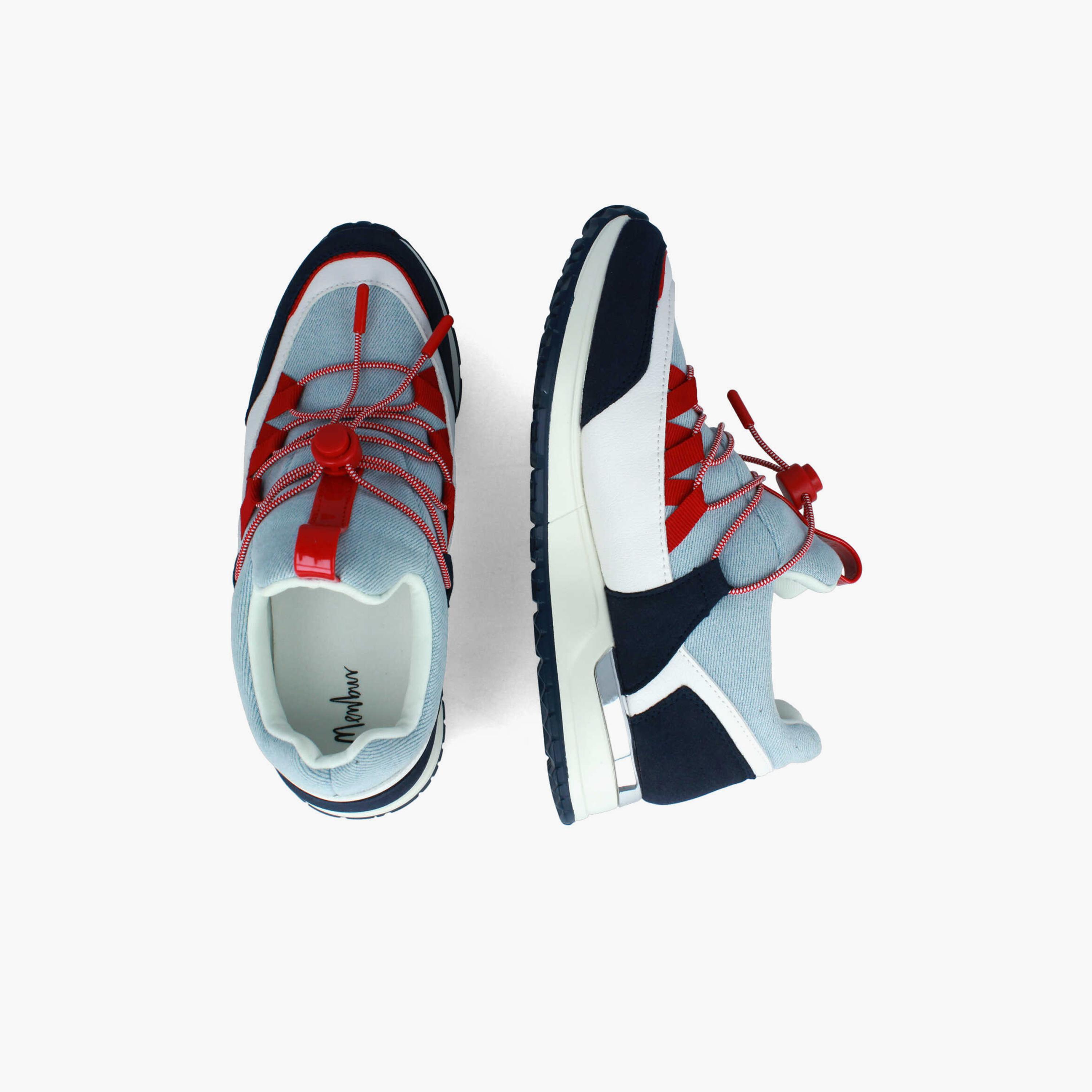 Menbur Women's Low Ankle Sneakers with Round Toe | 21546-women-shoes-sneakers-image-3