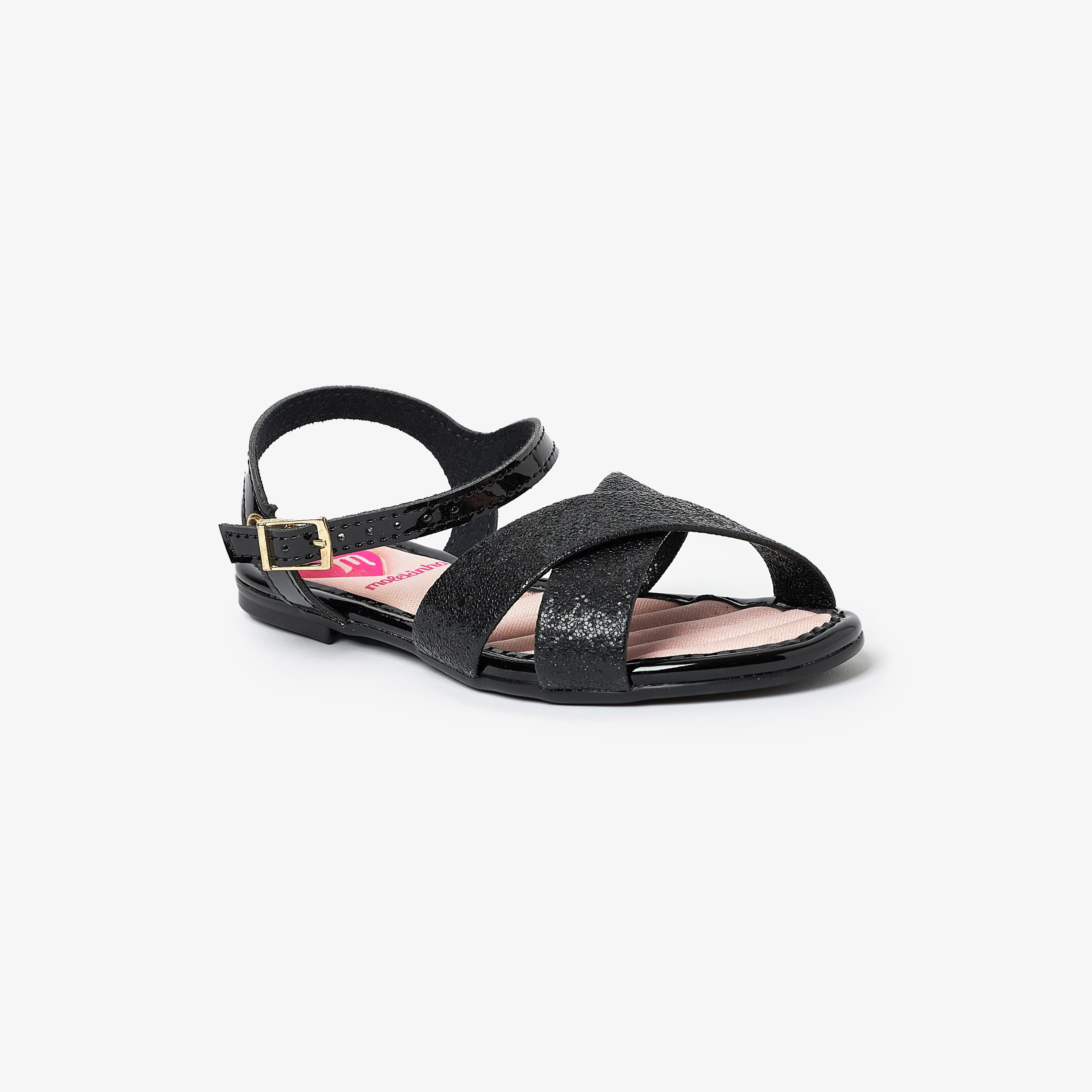 Molekinha by Geoomnii Kids Criss Cross Strap Sandals with Sling Back | 2157-850-24355     -girls-shoes-sandals-image-1