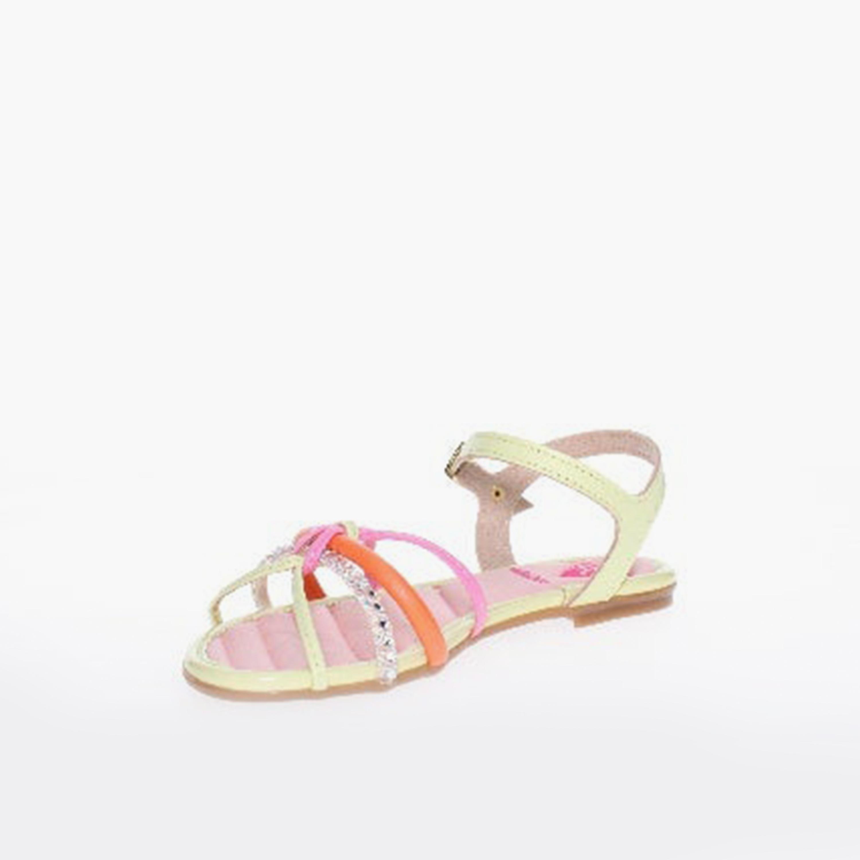 جيومني - صندل أورا مسطح بإبزيم للبنات | 2157-888-26981-95291-girls-shoes-sandals-image-4