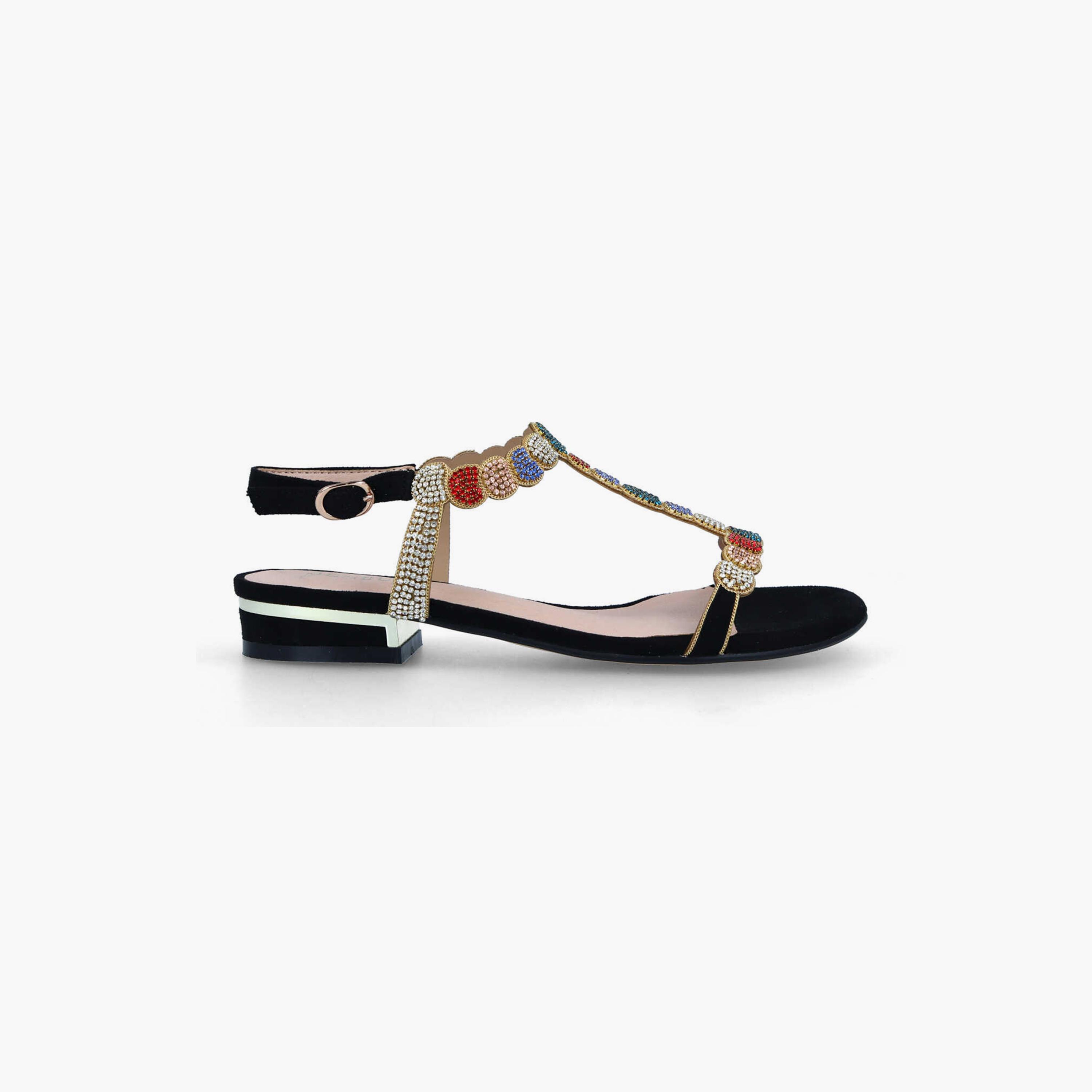 Menbur Women's Block Heels with Embellishment | 21576-women-shoes-heels-image-1