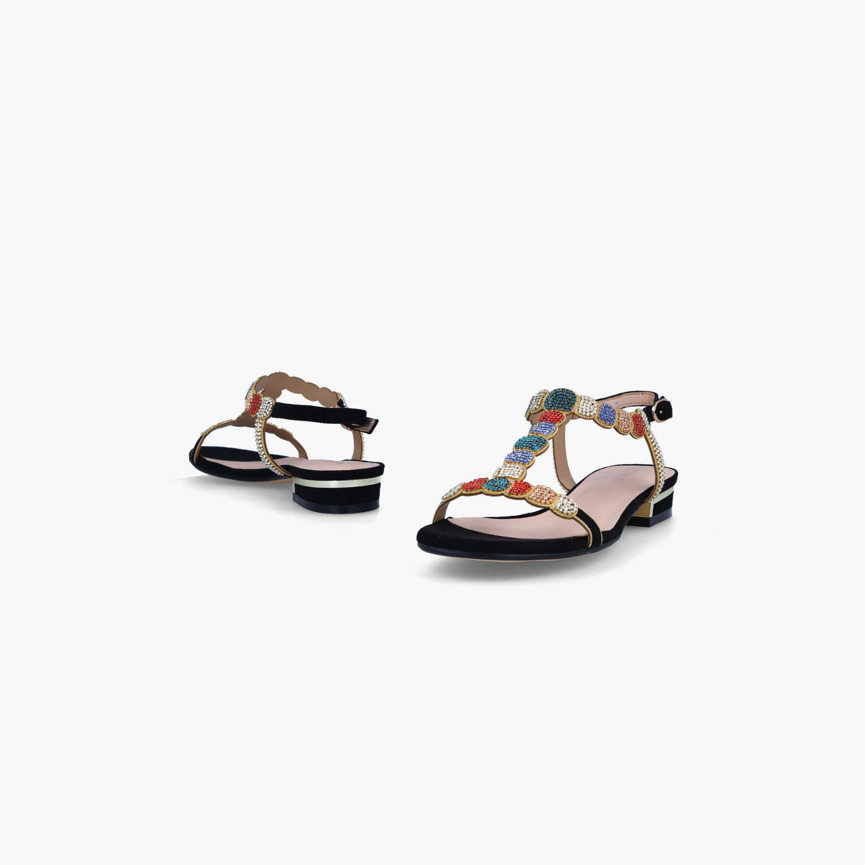 Menbur Women's Block Heels with Embellishment | 21576-women-shoes-heels-image-4
