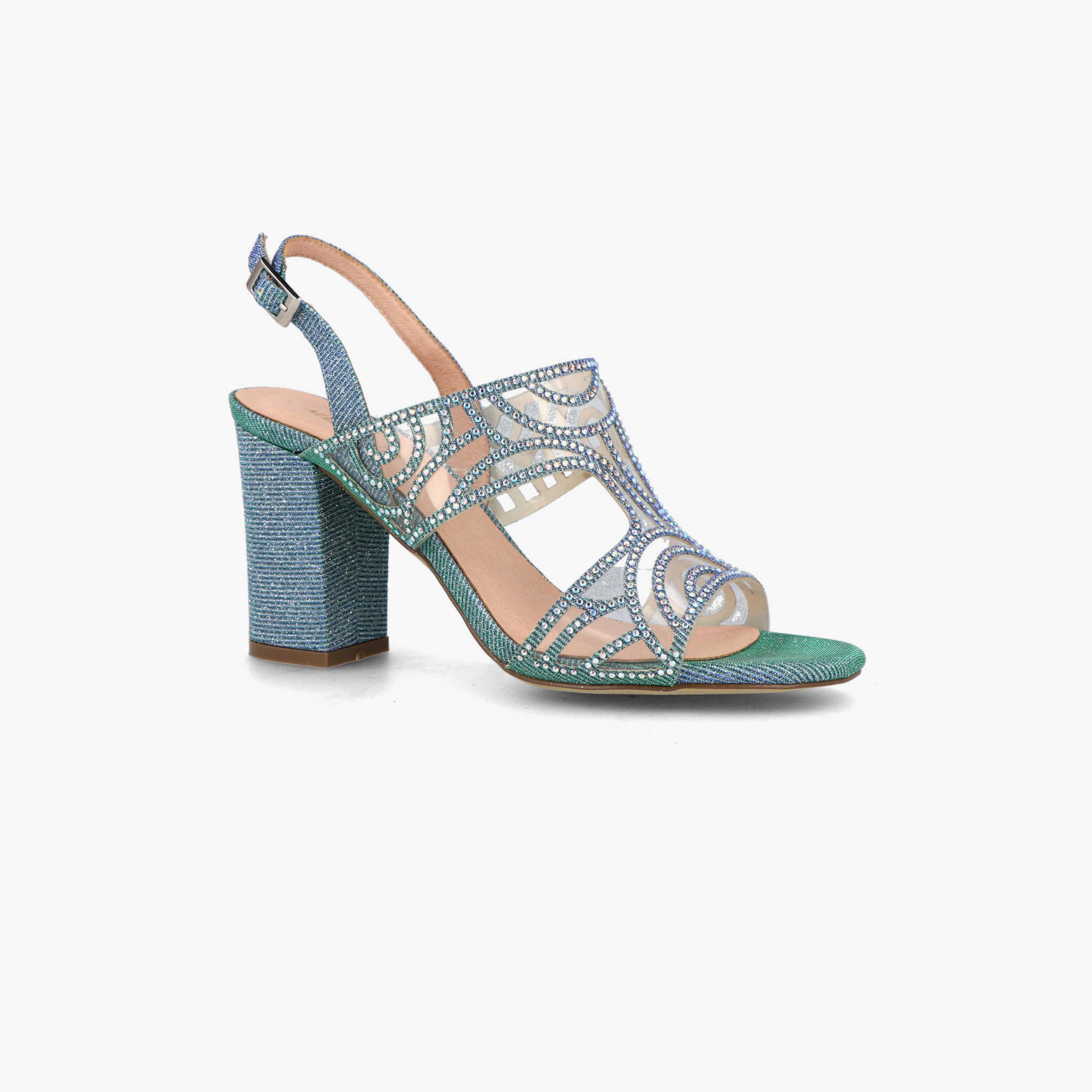 Menbur Women's Block Heels with Rhinestone Accent | 21582-women-shoes-heels-image-1