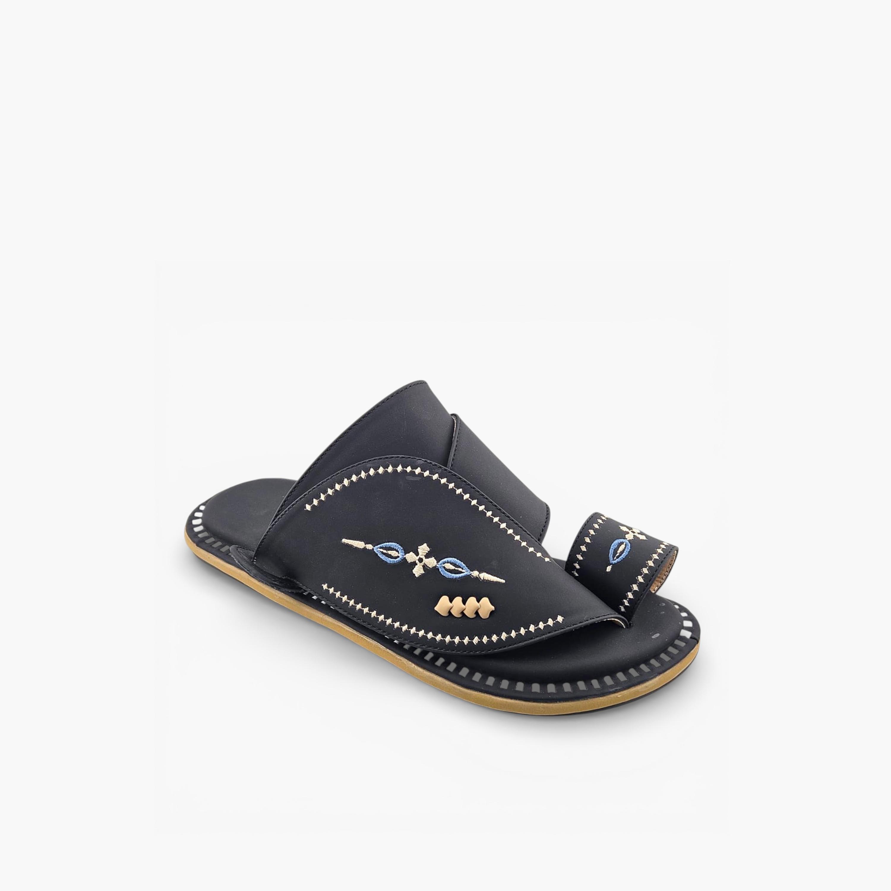 Al Fanoos Mens Slip-On Lumiere Arabic Sandals | 215-men-shoes-sandals-image-1