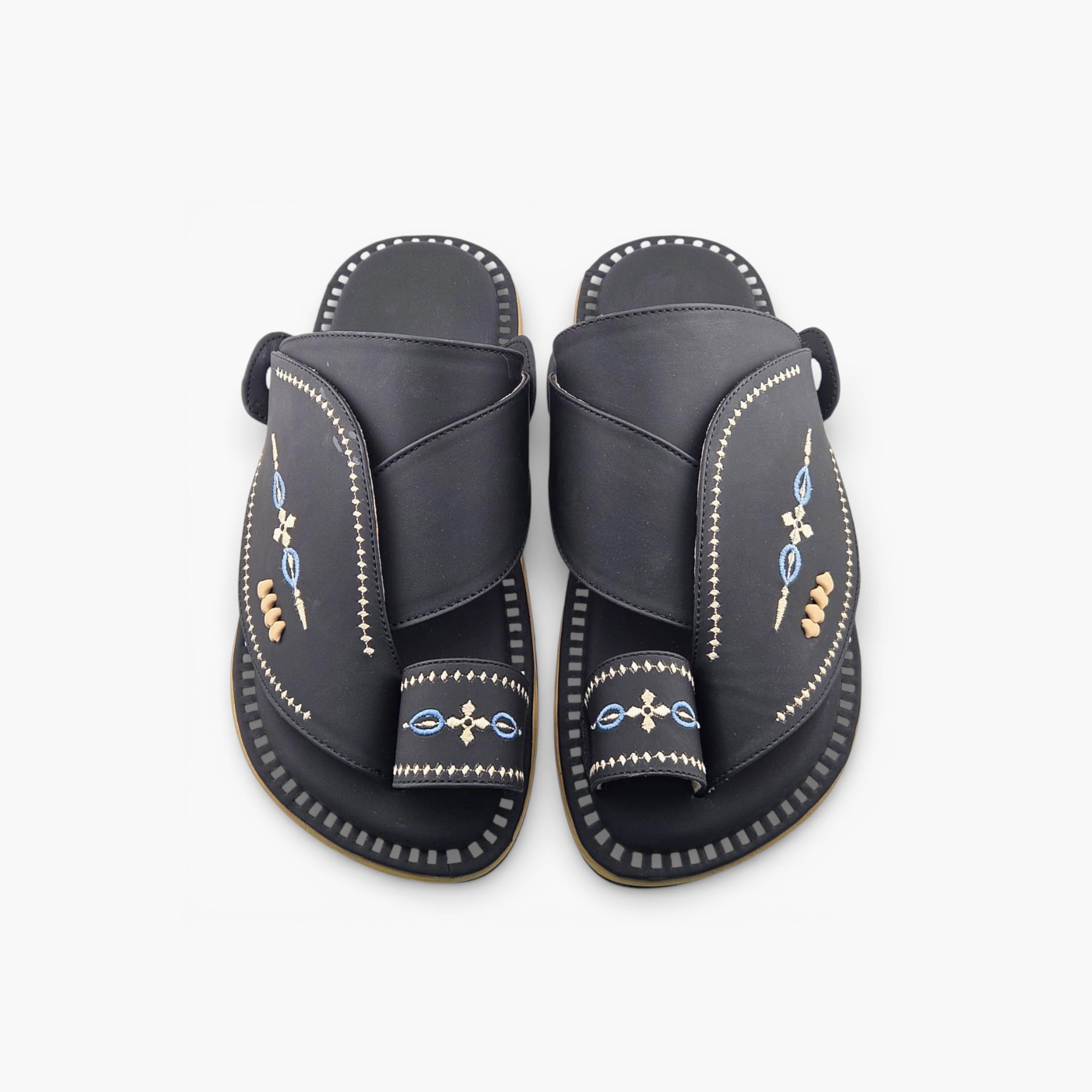 Al Fanoos Mens Slip-On Lumiere Arabic Sandals | 215-men-shoes-sandals-image-3