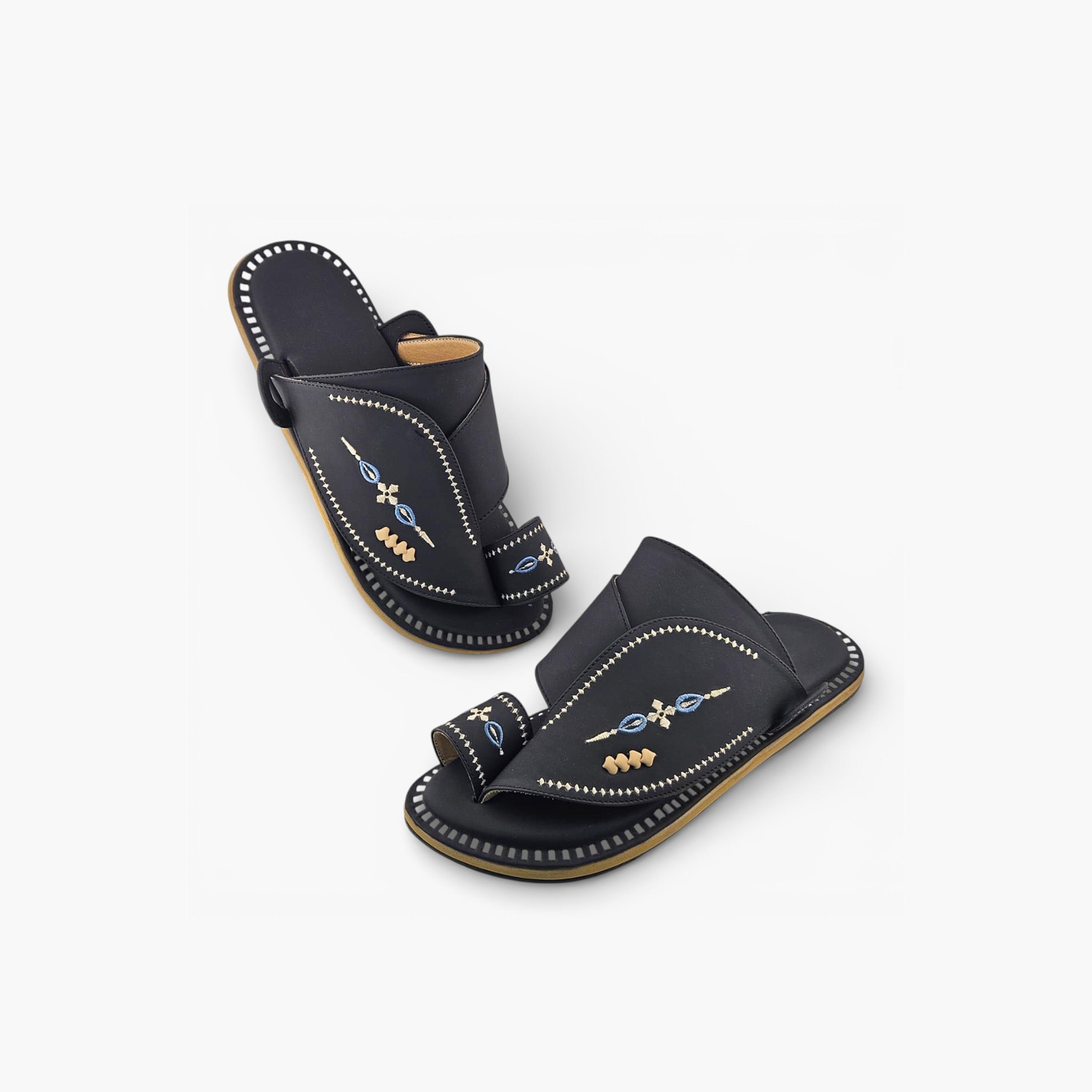 Al Fanoos Mens Slip-On Lumiere Arabic Sandals | 215-men-shoes-sandals-image-4
