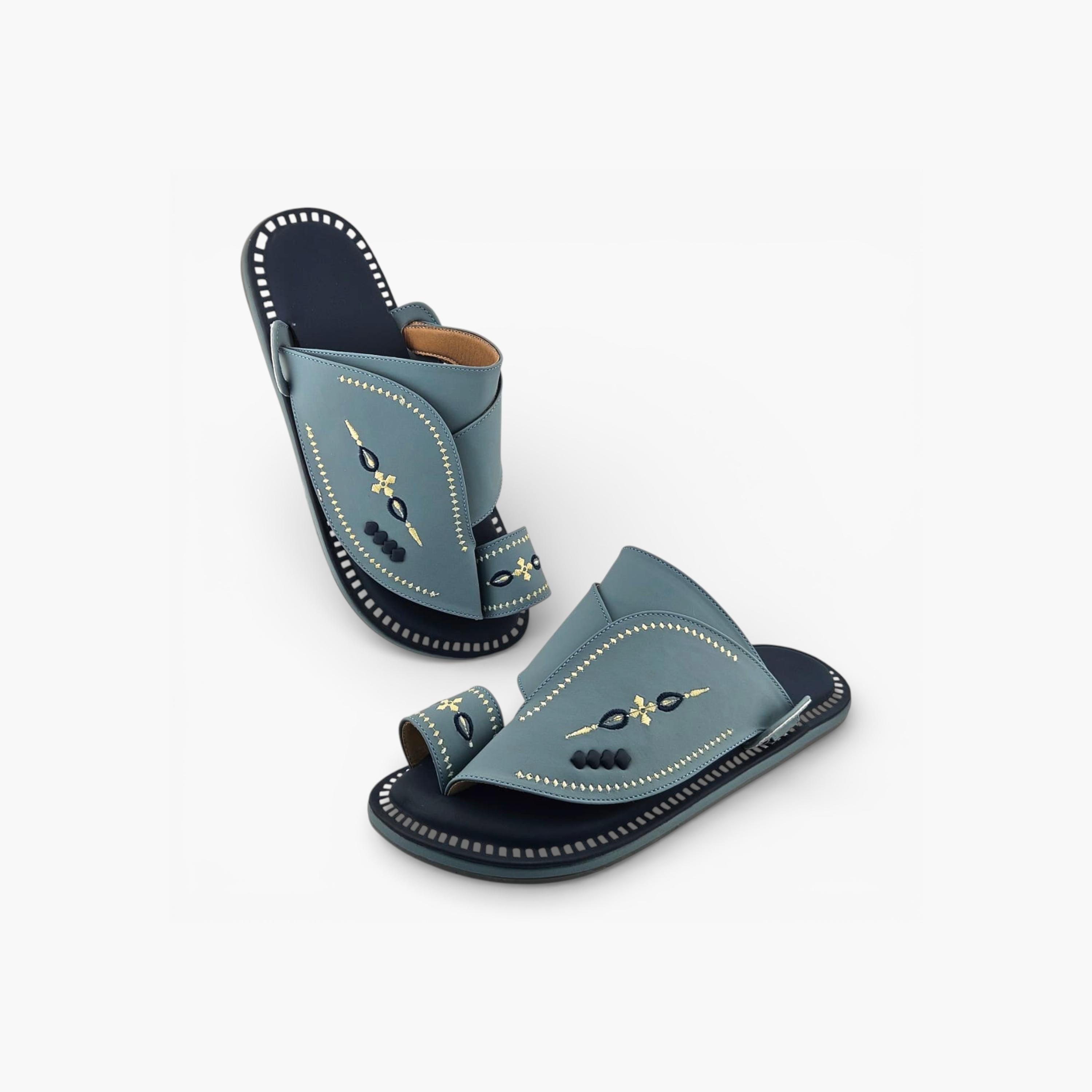 Al Fanoos Mens Slip-On Lumiere Arabic Sandals | 215-men-shoes-sandals-image-4