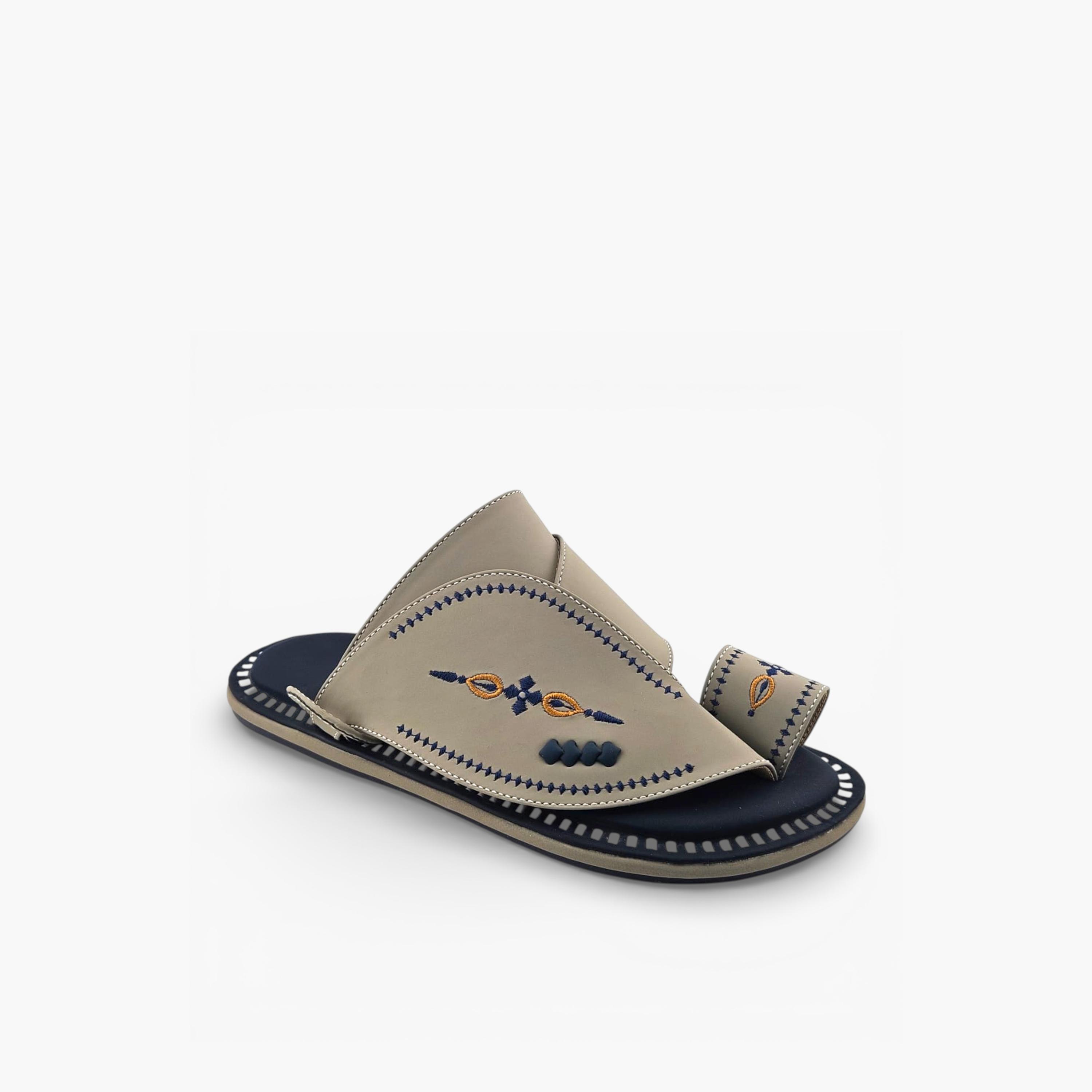 Al Fanoos Mens Slip-On Lumiere Arabic Sandals | 215-men-shoes-sandals-image-1