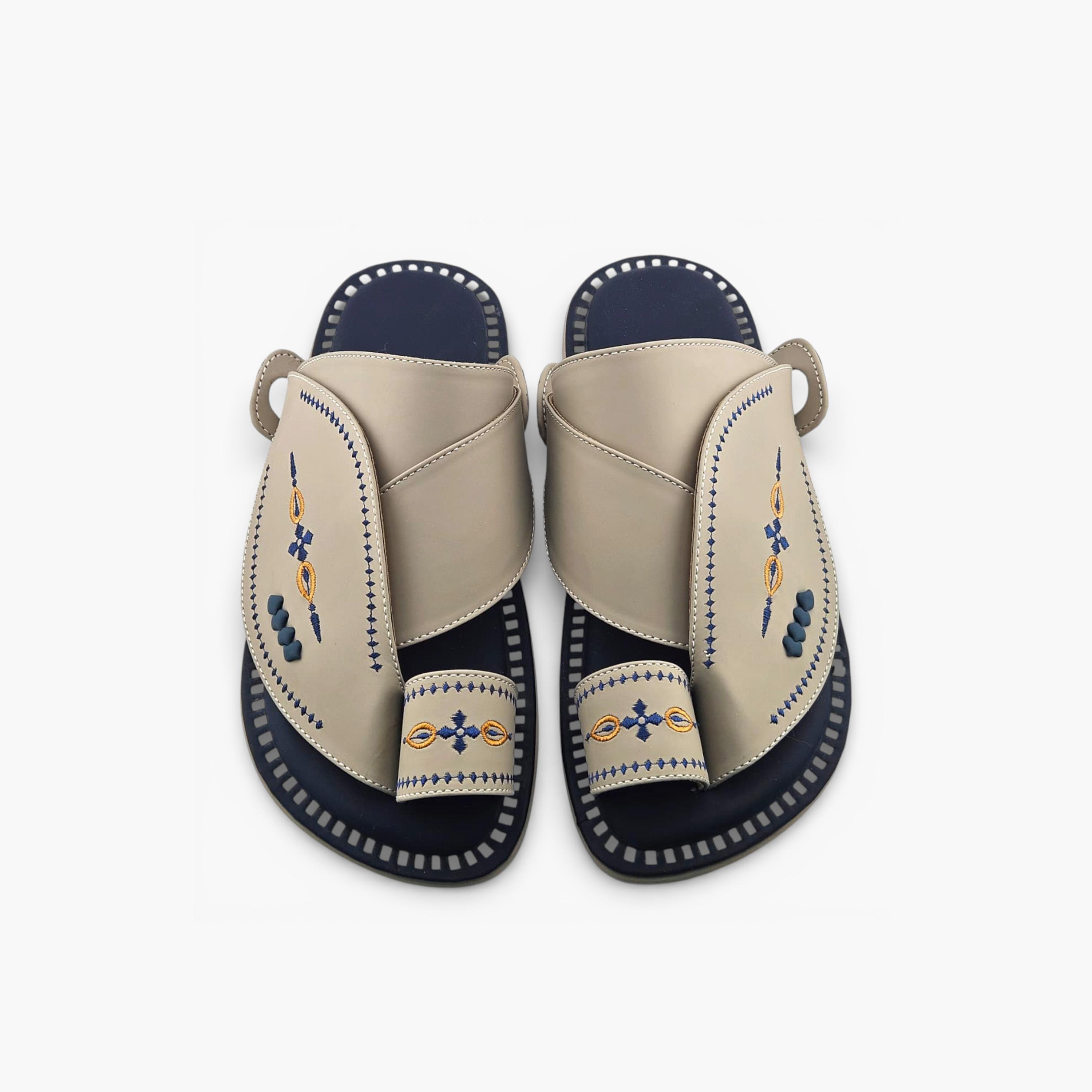 Al Fanoos Mens Slip-On Lumiere Arabic Sandals | 215-men-shoes-sandals-image-3