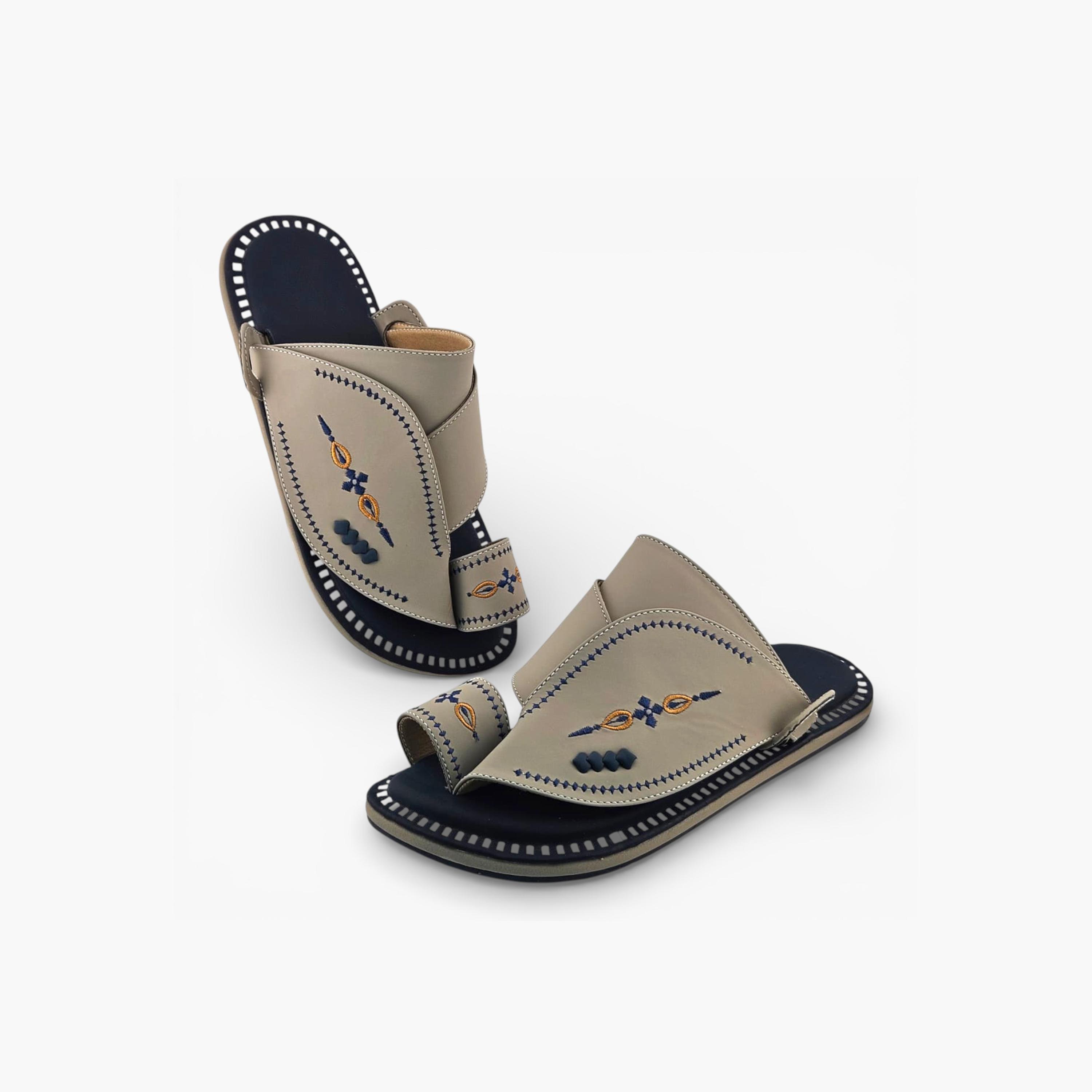 Al Fanoos Mens Slip-On Lumiere Arabic Sandals | 215-men-shoes-sandals-image-4