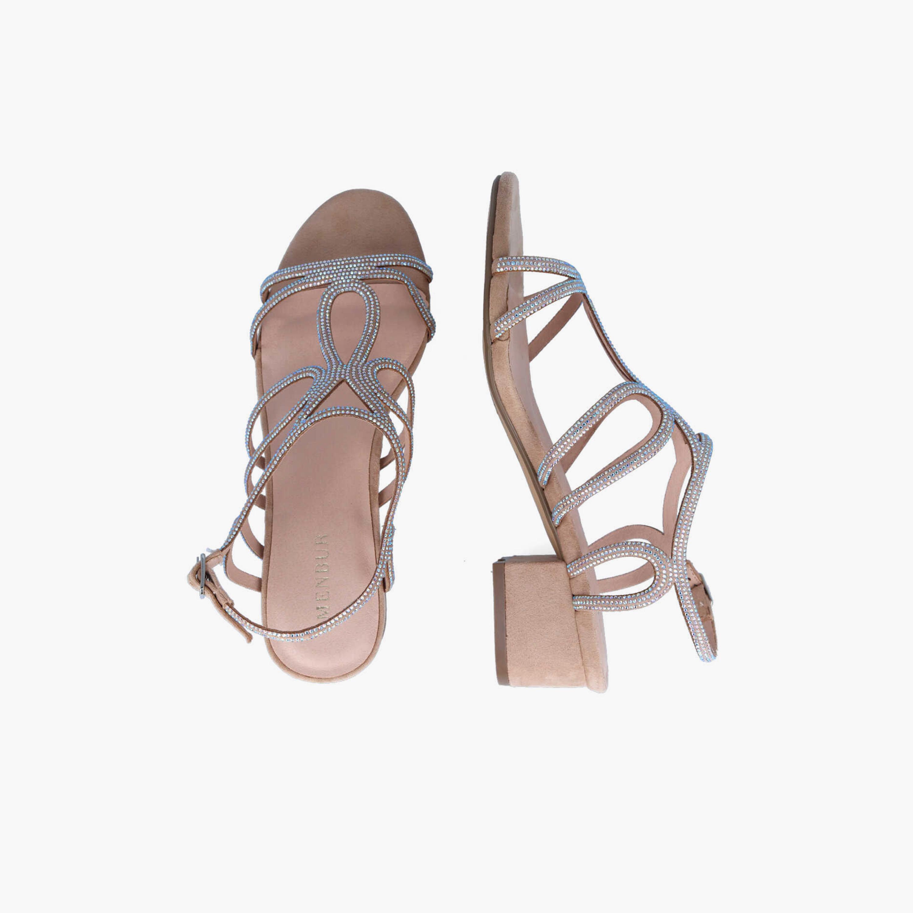 Menbur Women's Block Heels with Embellishment | 21623-women-shoes-heels-image-2