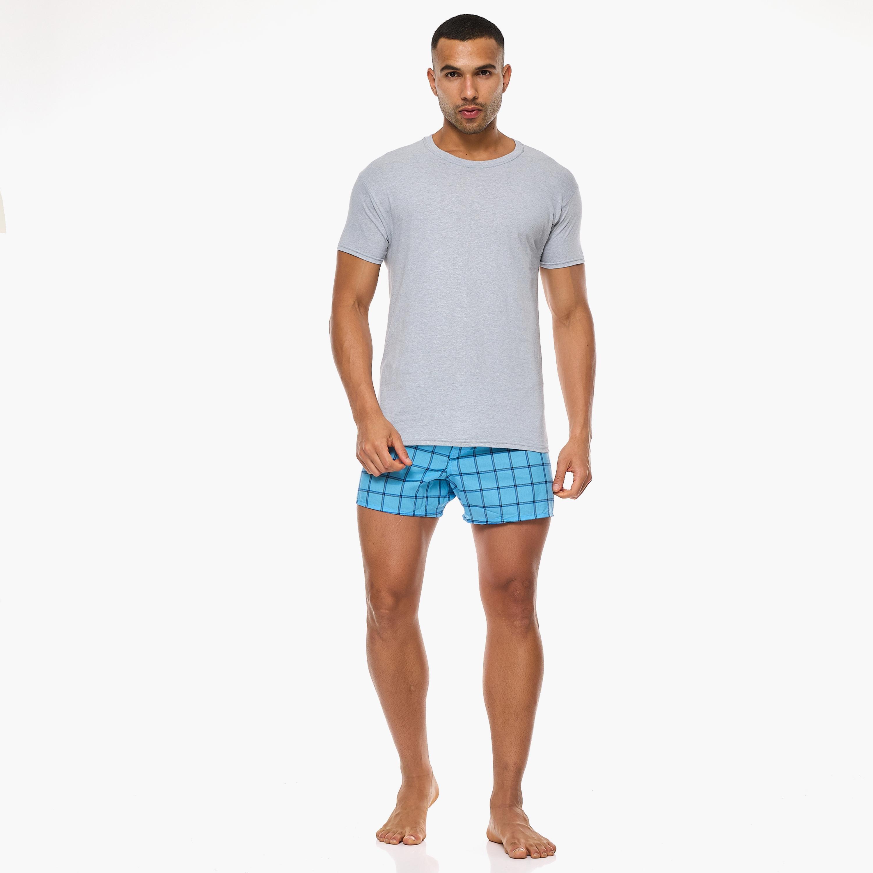 Hanes Assorted Pack of 2 Plain Crew Neck Short Sleeves Men's T-Shirt-men-clothing-tshirtsandpolos-tshirts-image-4