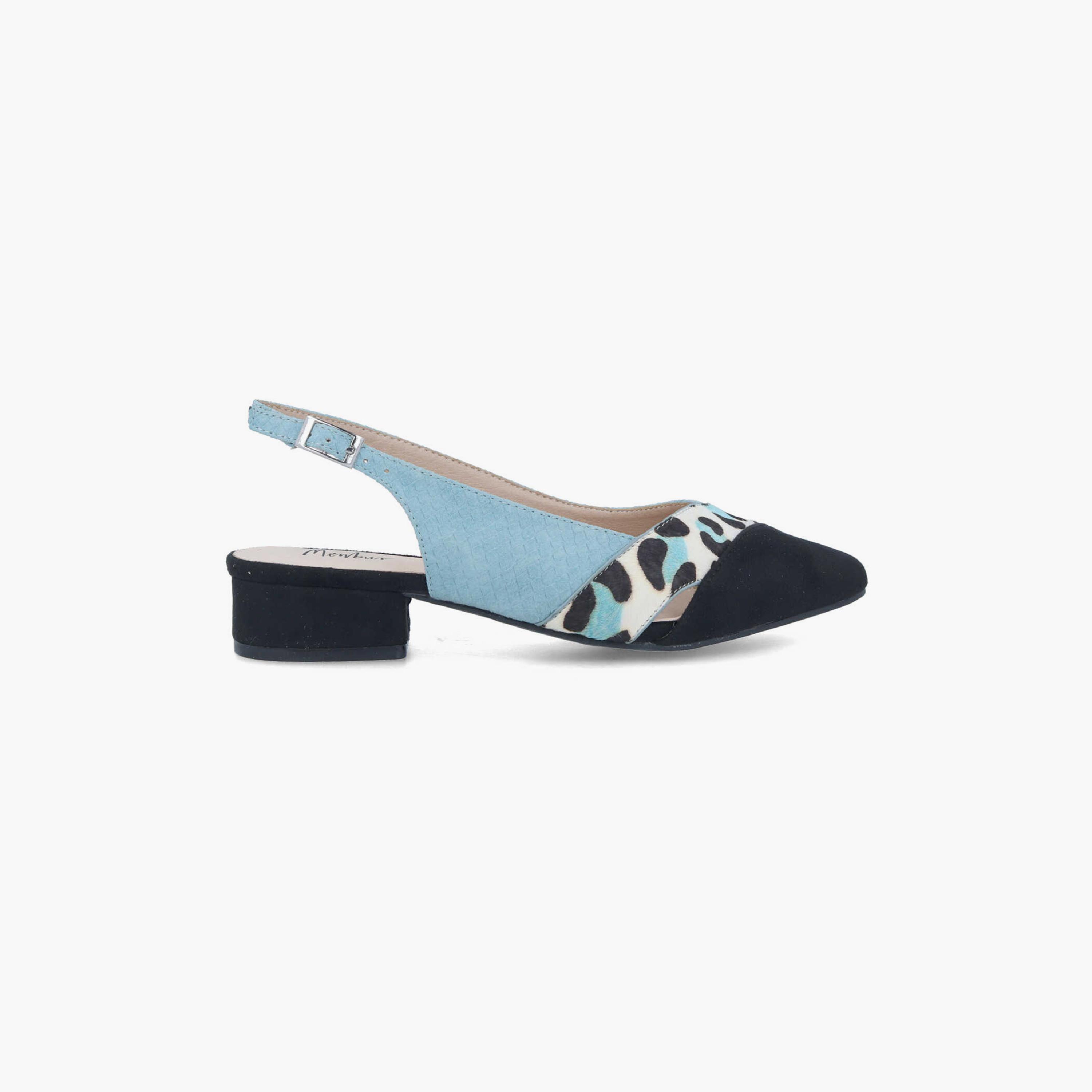 Menbur Women's Animal Print Block Heels with Strap | 21682-women-shoes-heels-image-1