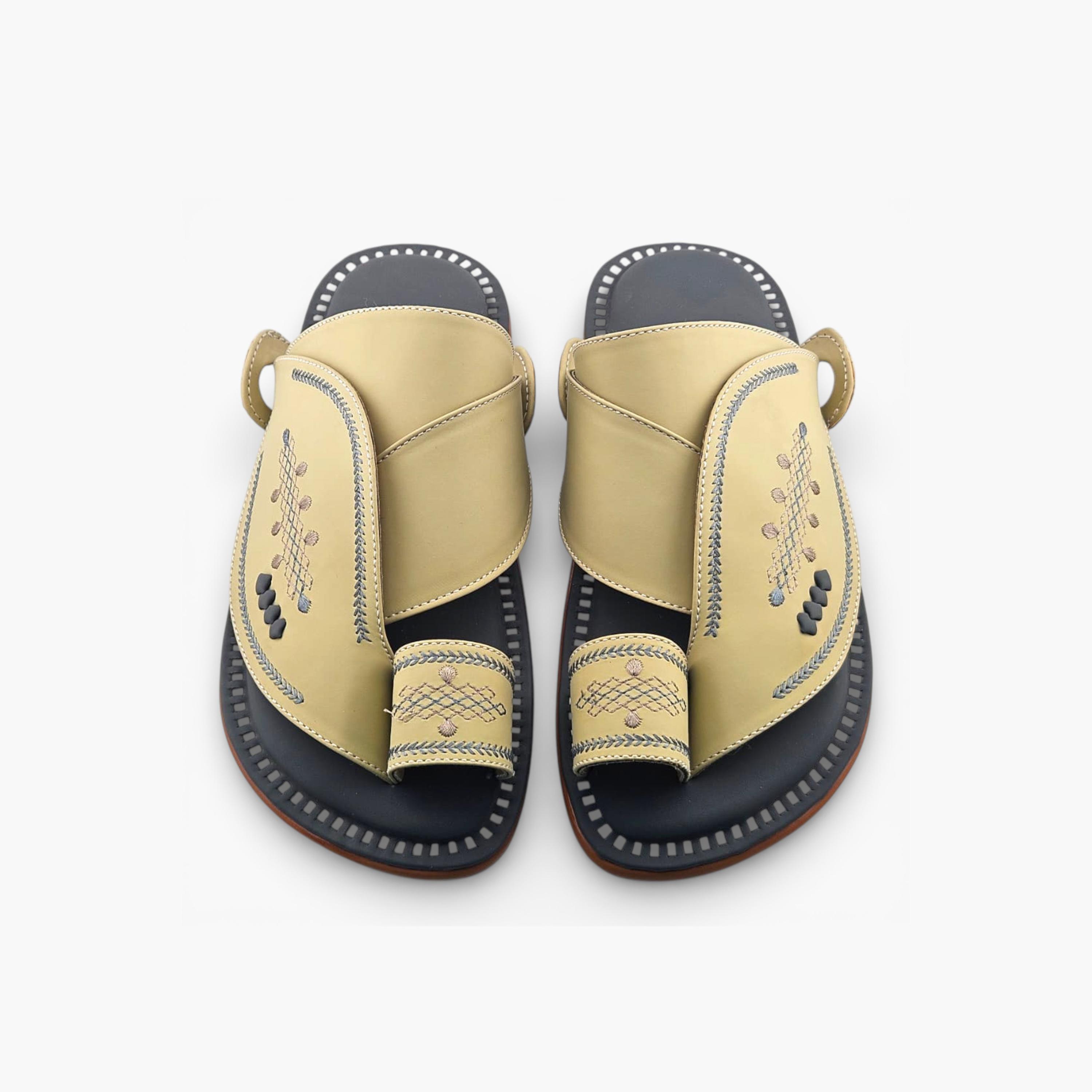 Al Fanoos Mens Slip-On Lumiere Arabic Sandals | 216-men-shoes-sandals-image-3