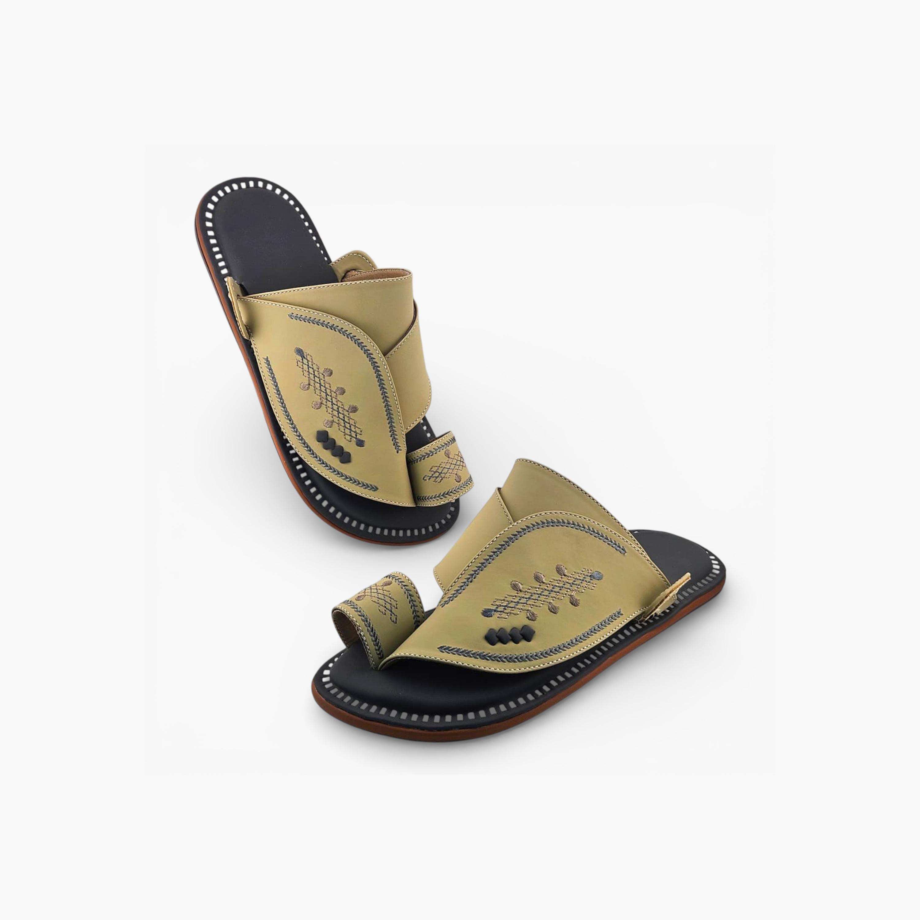 Al Fanoos Mens Slip-On Lumiere Arabic Sandals | 216-men-shoes-sandals-image-4