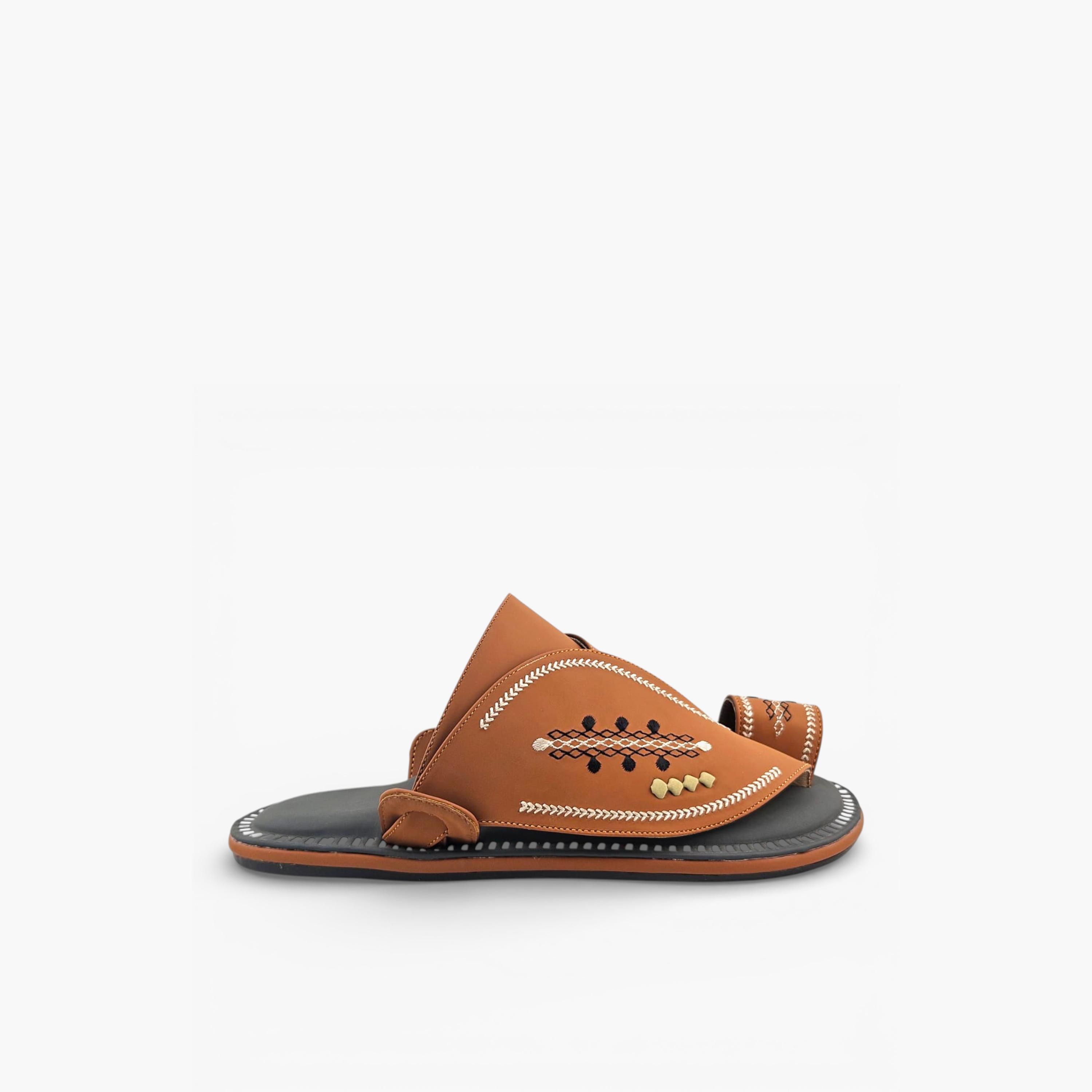 Al Fanoos Mens Slip-On Lumiere Arabic Sandals | 216-men-shoes-sandals-image-2