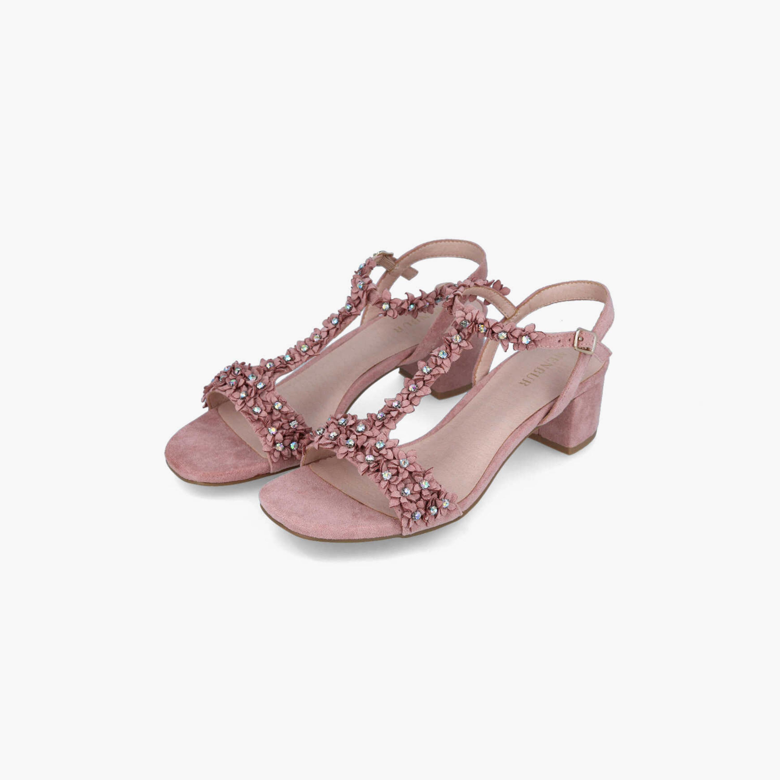 Menbur Women's Block Heels with Crystal | 21701-women-shoes-heels-image-2