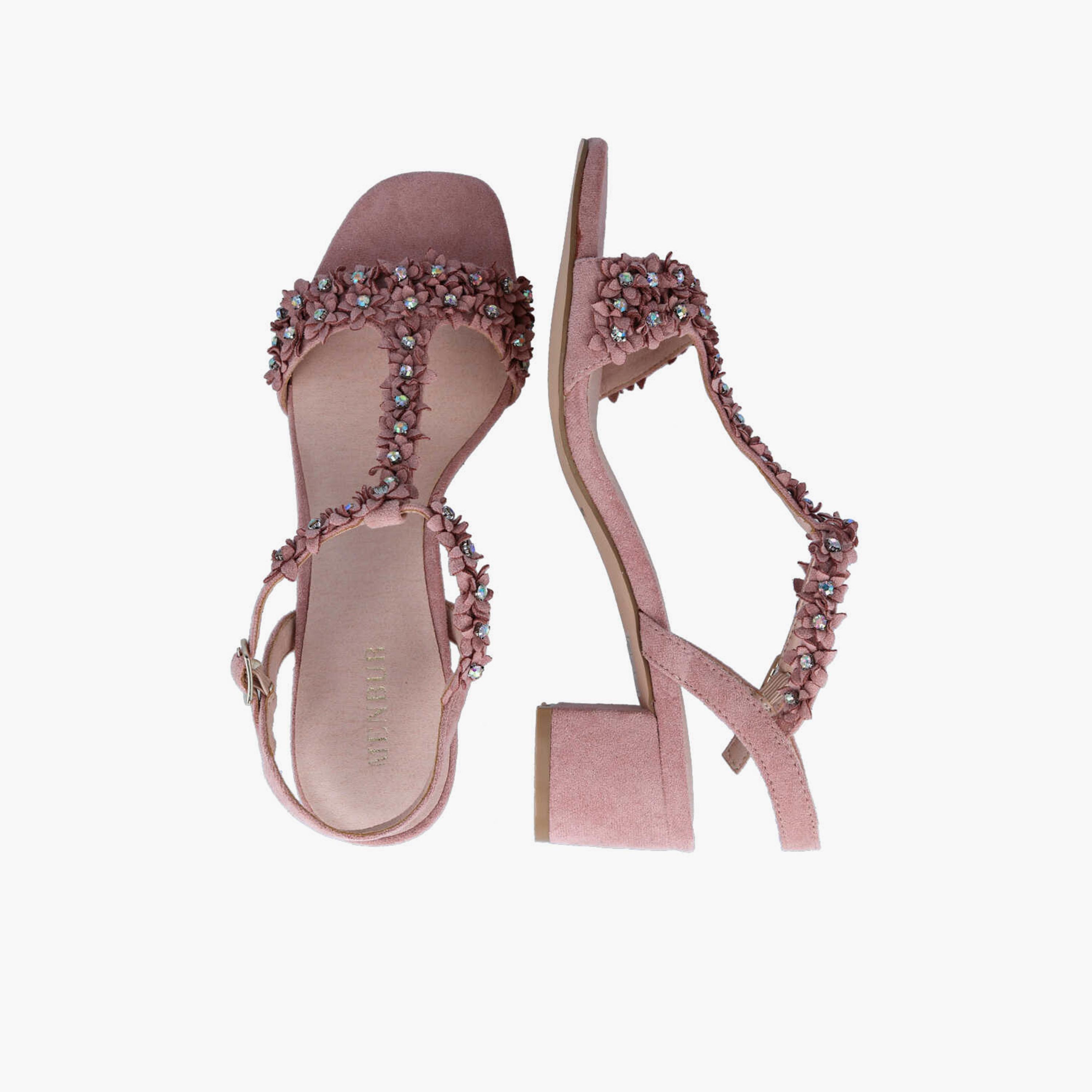 Menbur Women's Block Heels with Crystal | 21701-women-shoes-heels-image-3