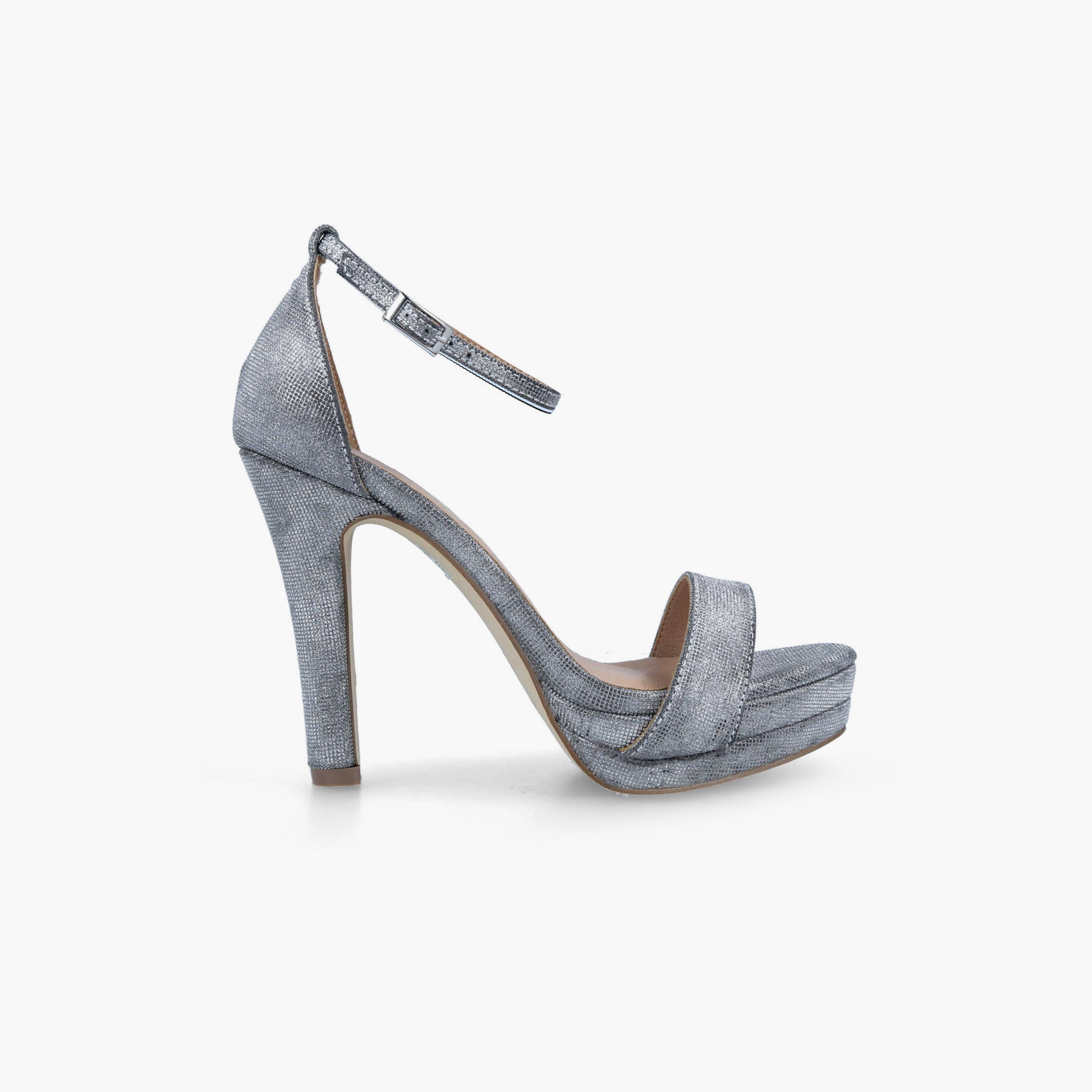 Menbur Women's Reptile Print Stiletto Heels with Strap | 21709-women-shoes-heels-image-1