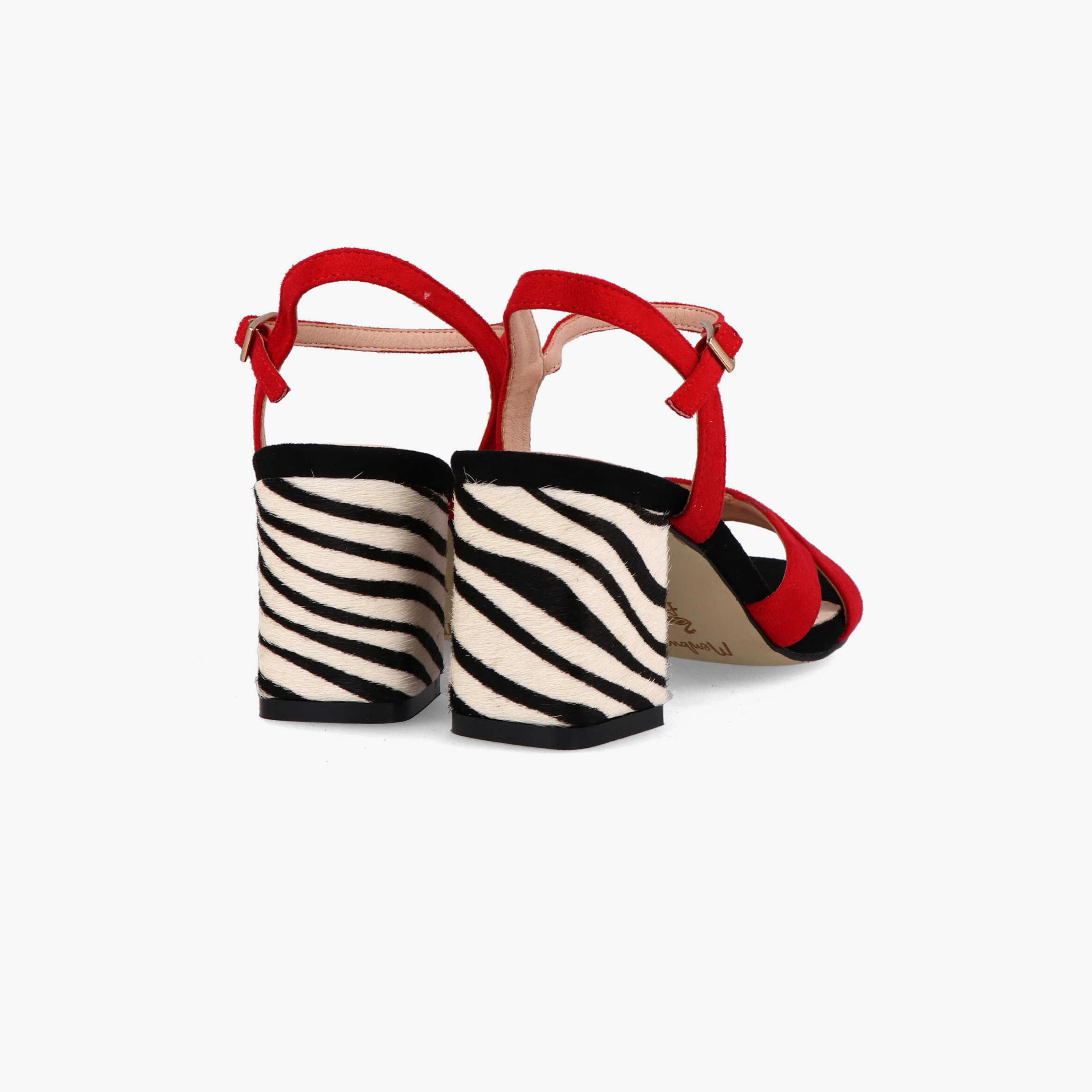 Menbur Women's Animal Print Block Heels with Strap | 21758-women-shoes-heels-image-3