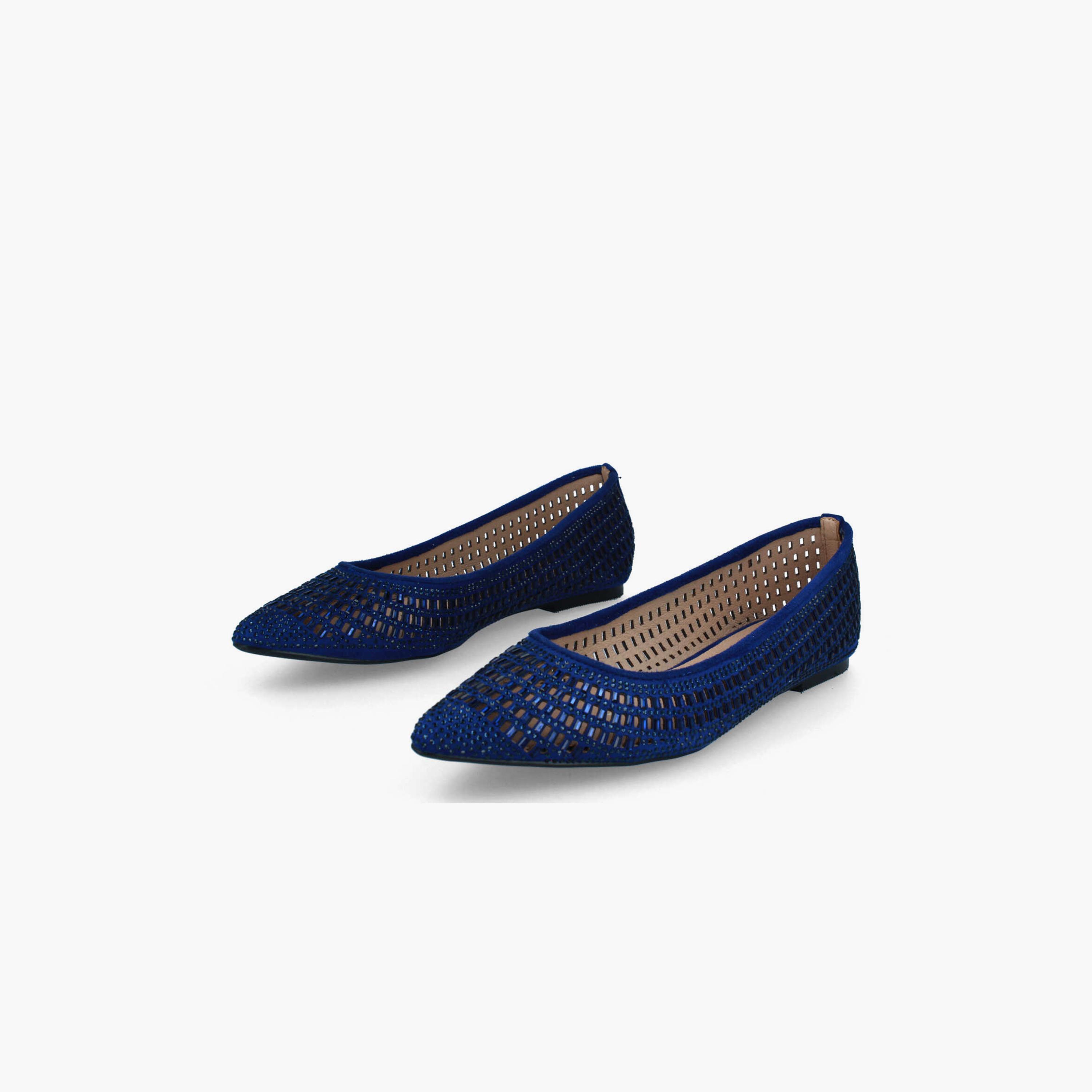 Menbur Women's Pointed Toe Ballerinas with Cut Out Accent | 21778-women-shoes-ballerinas-image-2