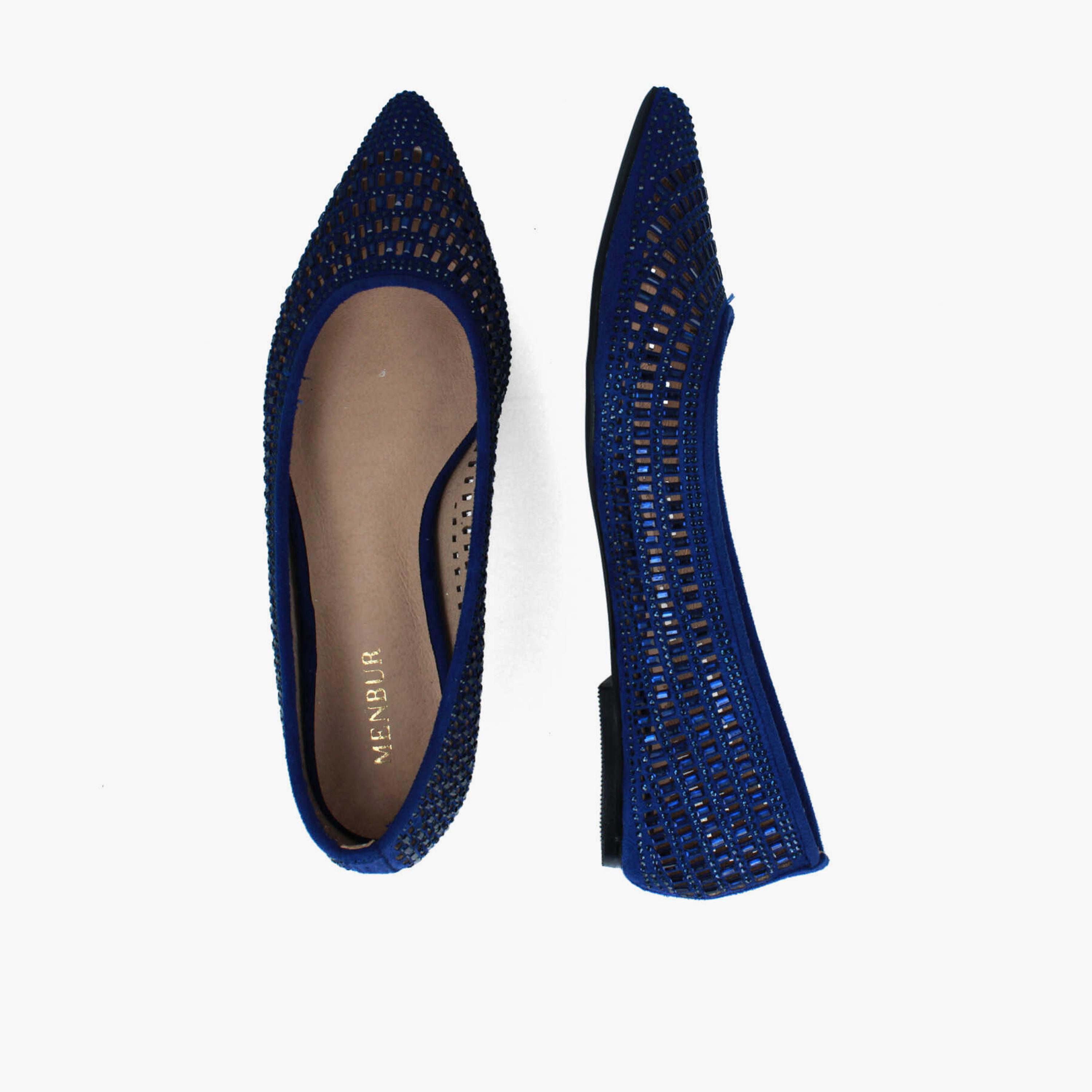 Menbur Women's Pointed Toe Ballerinas with Cut Out Accent | 21778-women-shoes-ballerinas-image-3