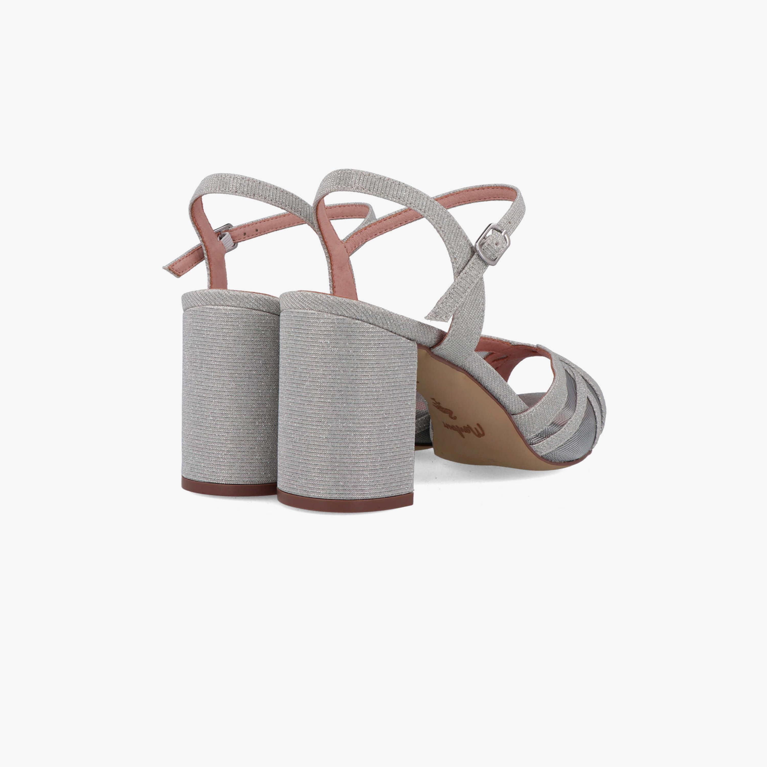 Menbur Women's Woven Block Heels with Strap | 21784-women-shoes-heels-image-3