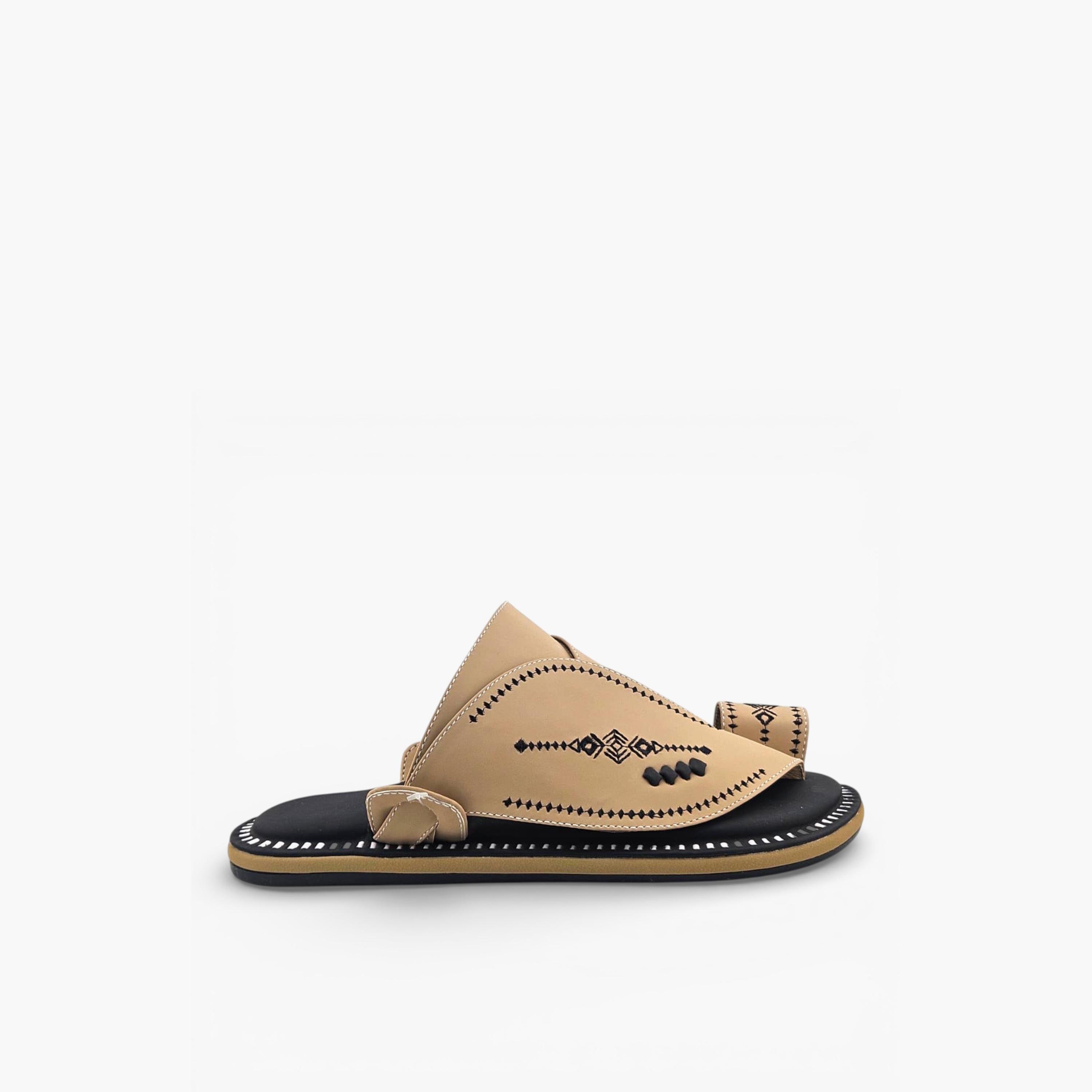 Al Fanoos Mens Slip-On Lumiere Arabic Sandals | 217-men-shoes-sandals-image-2
