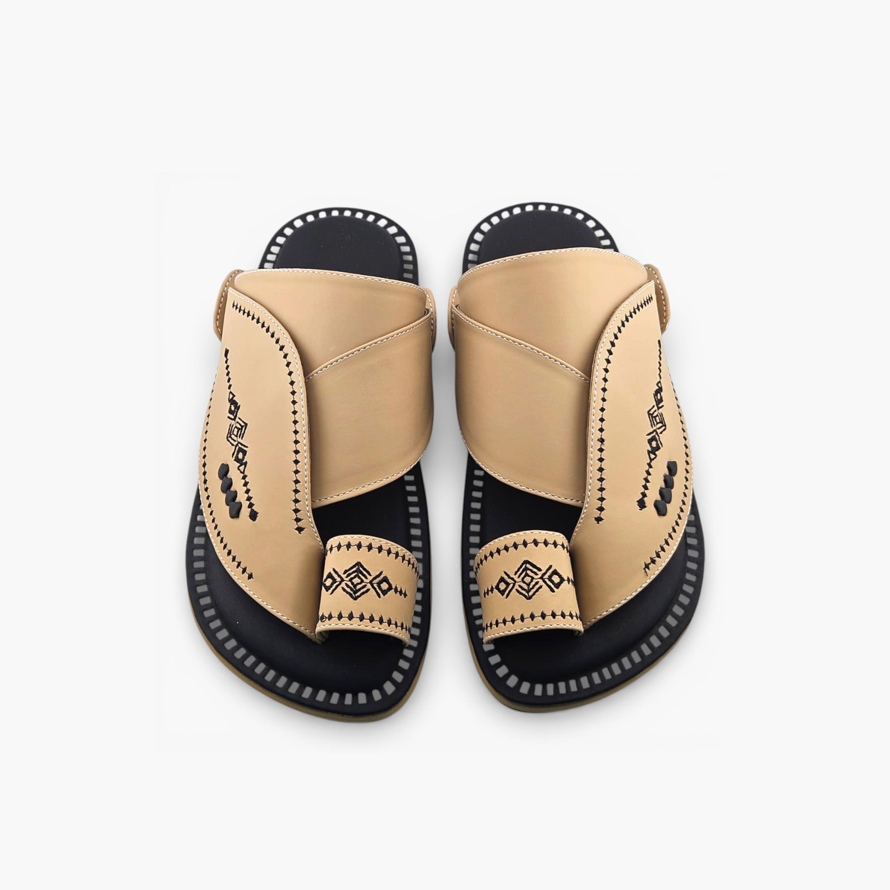 Al Fanoos Mens Slip-On Lumiere Arabic Sandals | 217-men-shoes-sandals-image-3
