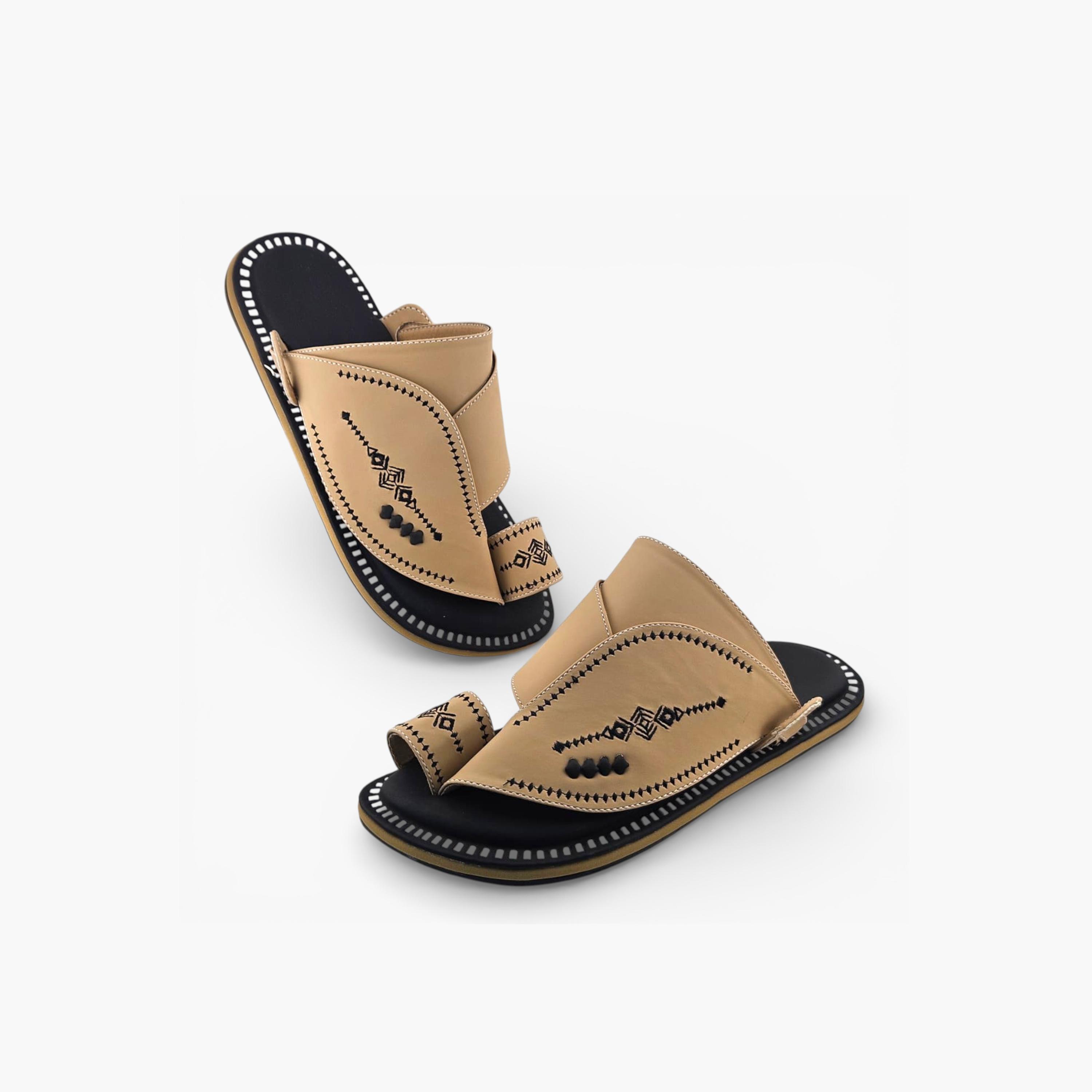 Al Fanoos Mens Slip-On Lumiere Arabic Sandals | 217-men-shoes-sandals-image-4