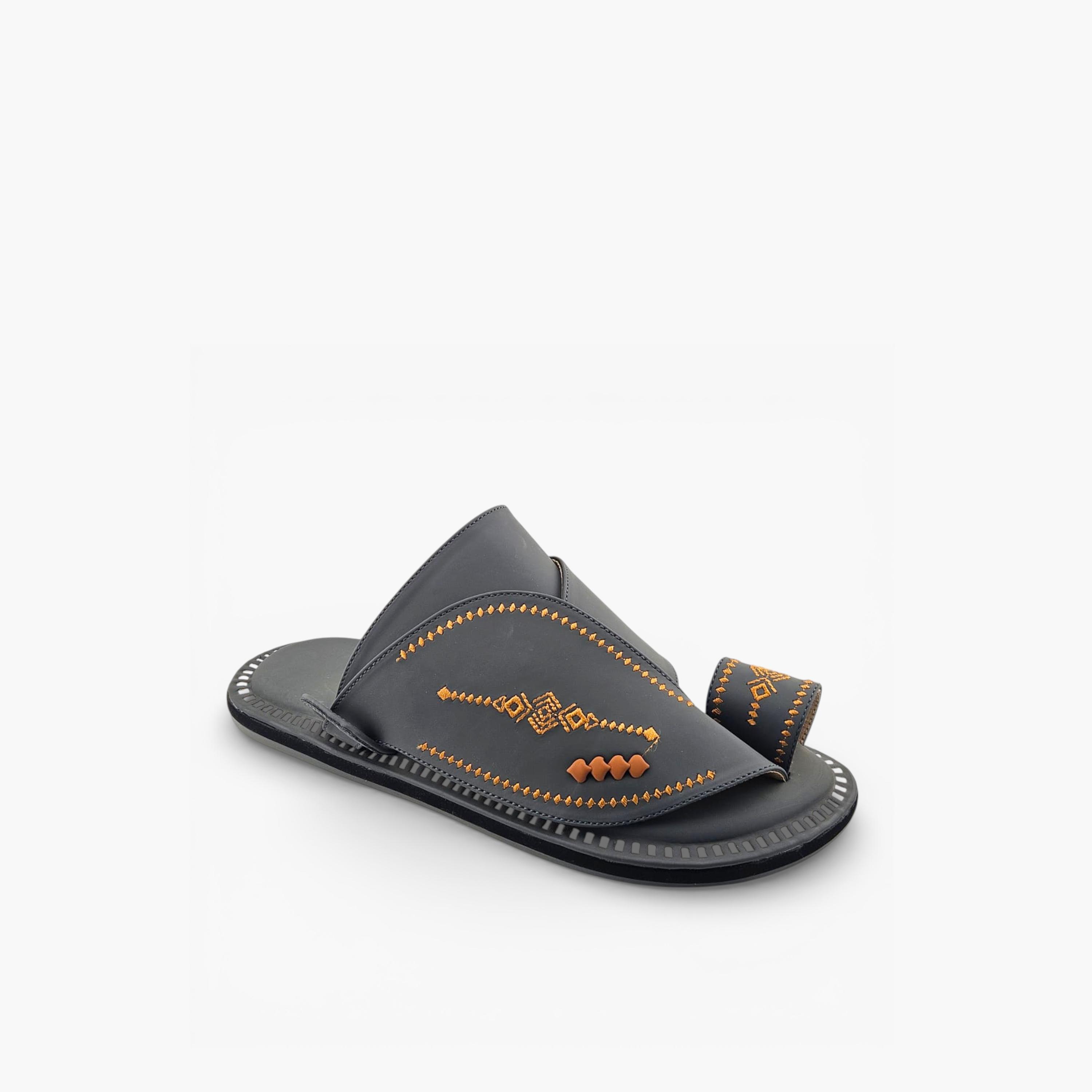 Al Fanoos Mens Slip-On Lumiere Arabic Sandals | 217-men-shoes-sandals-image-1