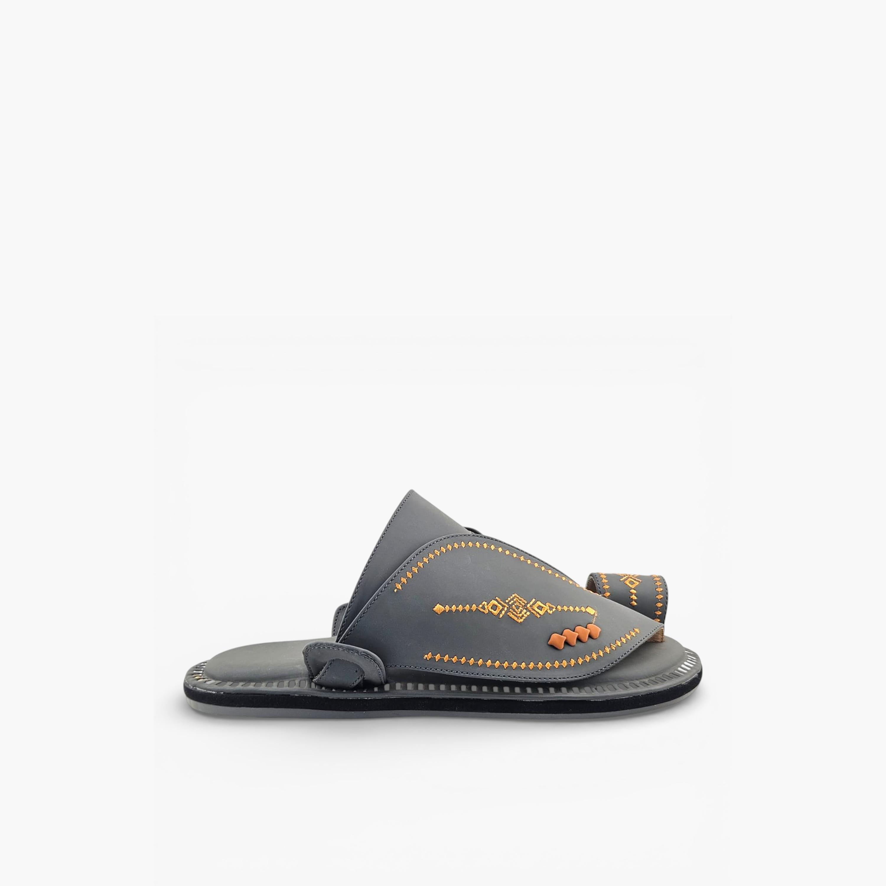 Al Fanoos Mens Slip-On Lumiere Arabic Sandals | 217-men-shoes-sandals-image-2