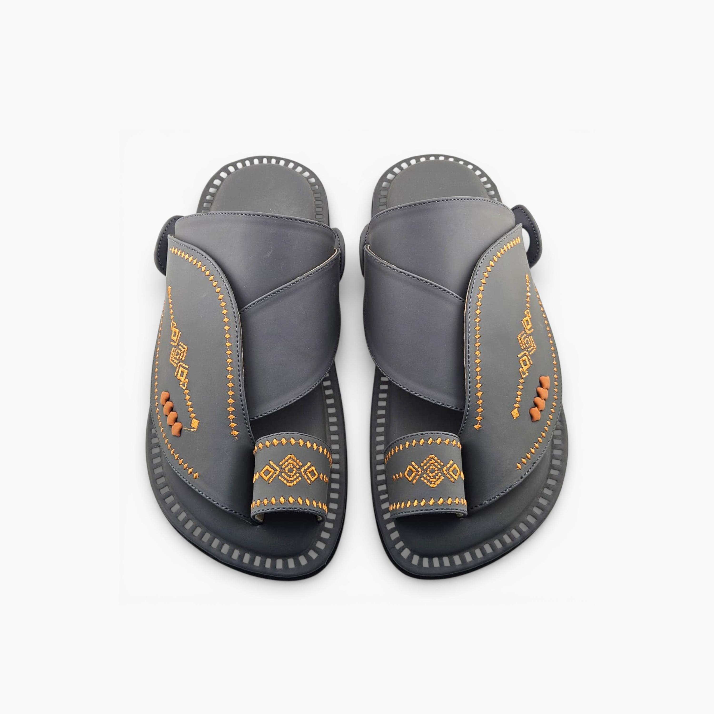 Al Fanoos Mens Slip-On Lumiere Arabic Sandals | 217-men-shoes-sandals-image-3