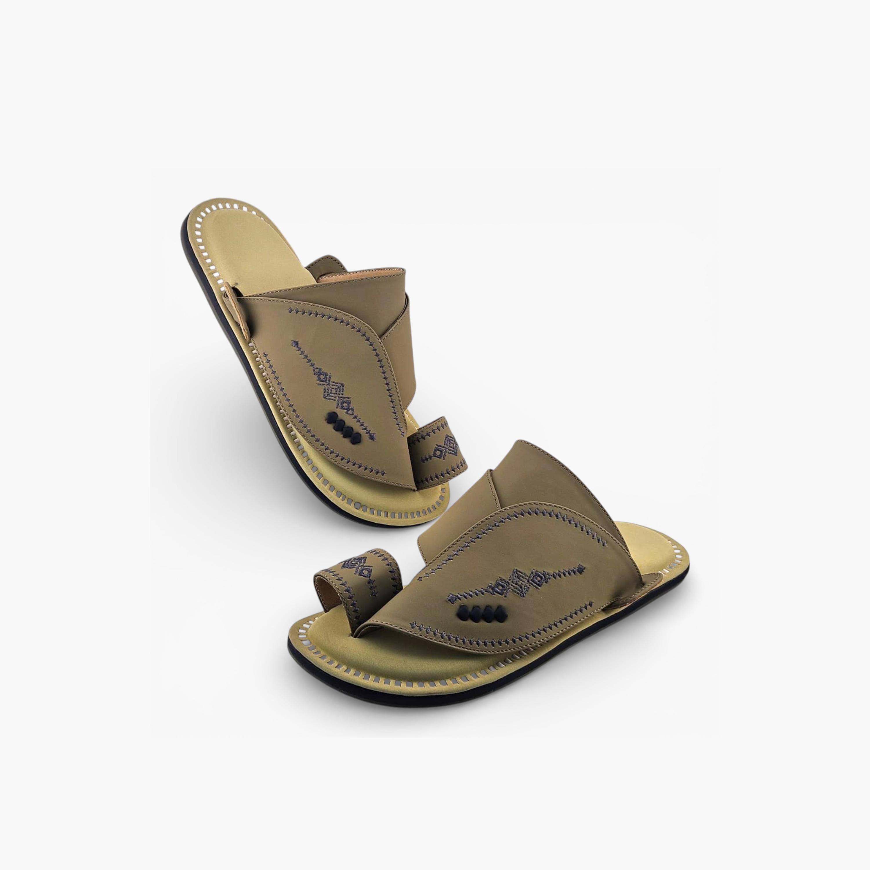 Al Fanoos Mens Slip-On Lumiere Arabic Sandals | 217-men-shoes-sandals-image-4