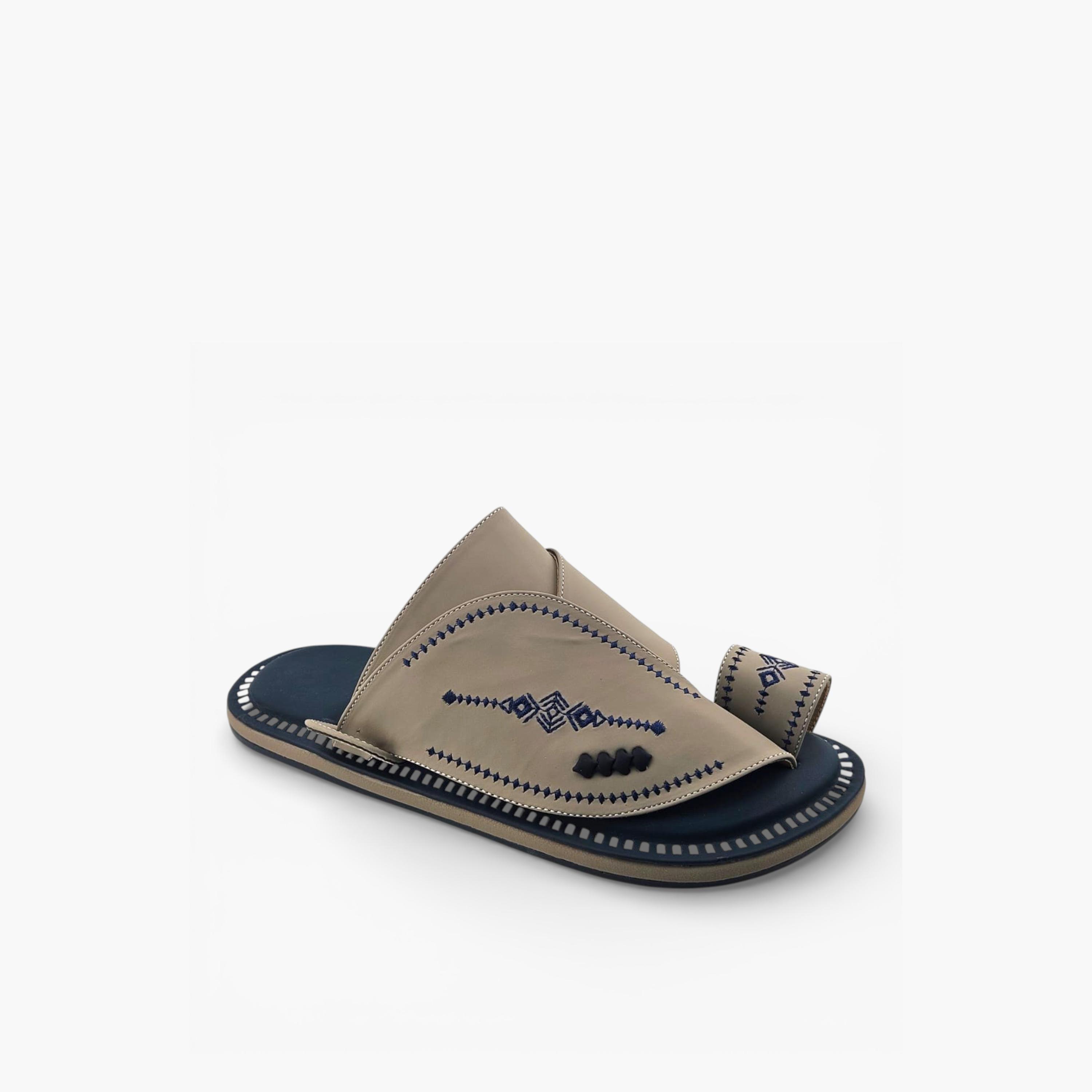 Al Fanoos Mens Slip-On Lumiere Arabic Sandals | 217-men-shoes-sandals-image-1