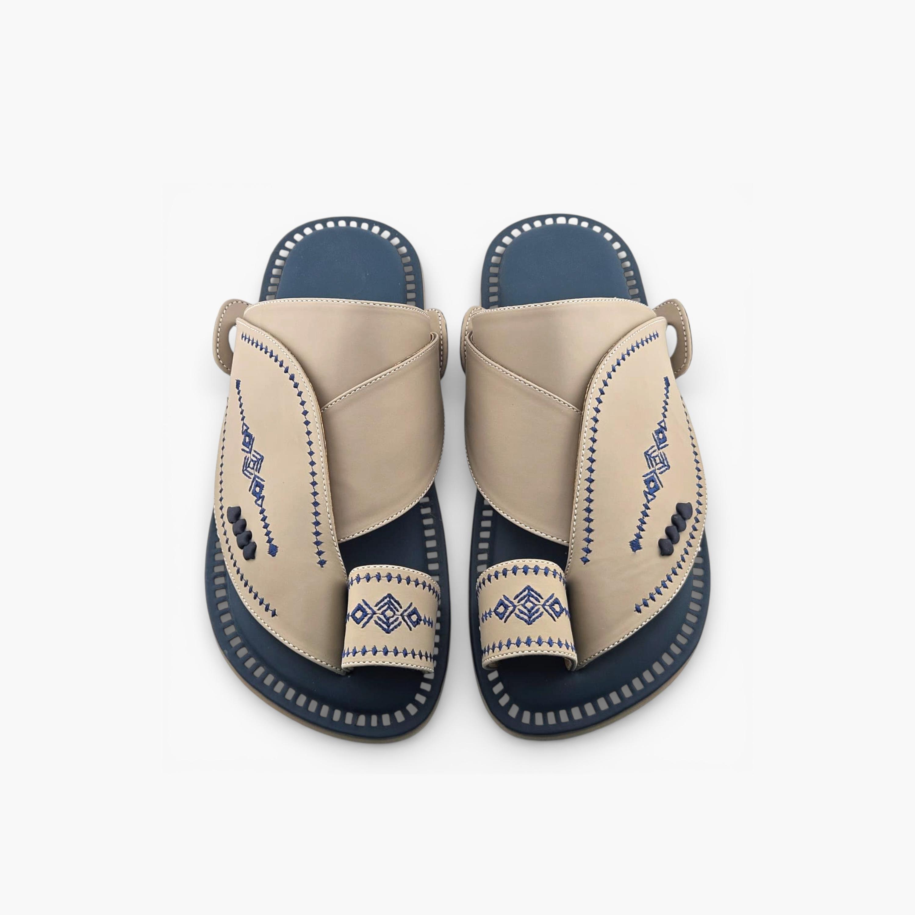 Al Fanoos Mens Slip-On Lumiere Arabic Sandals | 217-men-shoes-sandals-image-3
