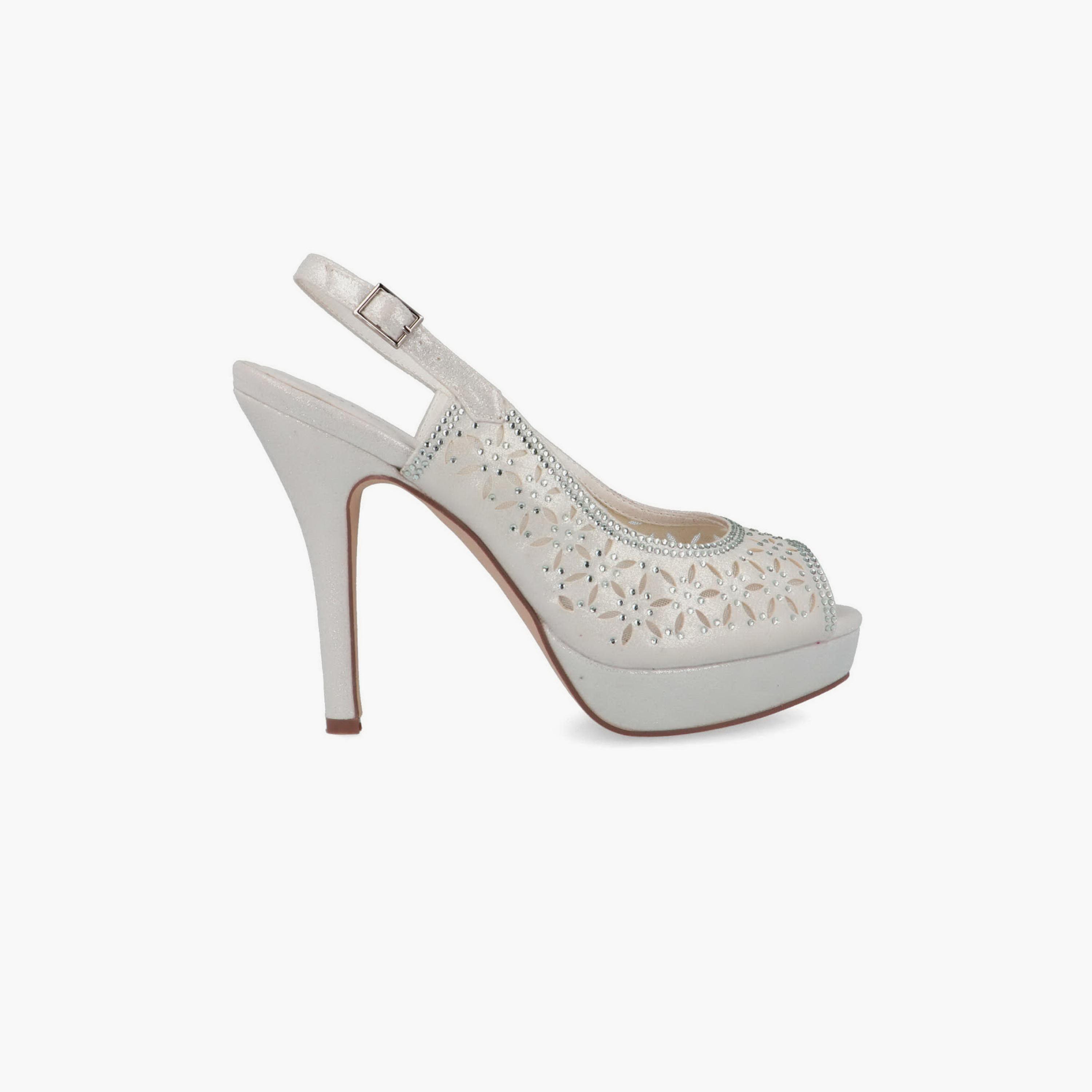 Menbur Women's Glitter Pumps with Rhinestone Accent | 21826-women-shoes-heels-image-1