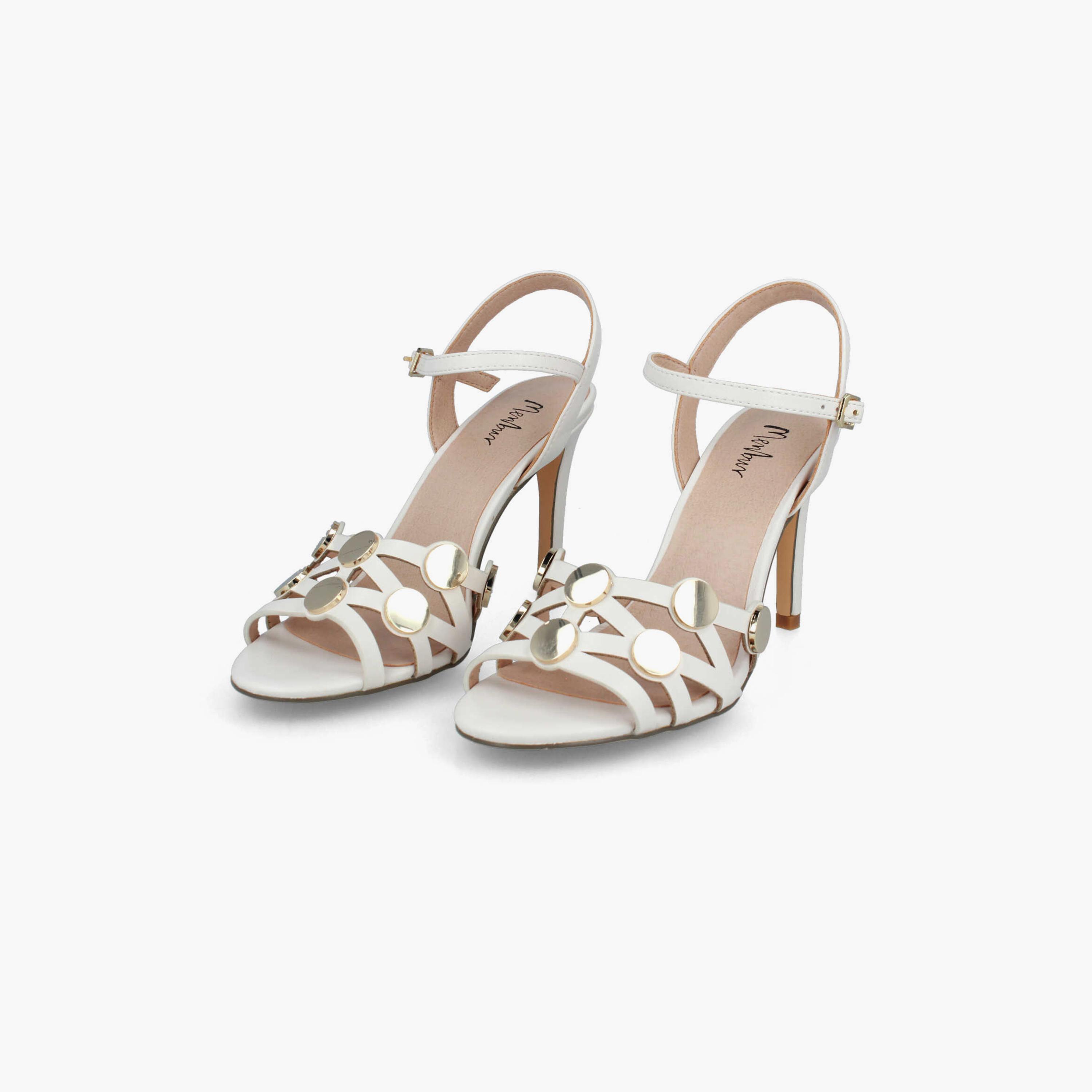 Menbur Women's Strap Sandals with Embellishment | 21850-women-shoes-sandals-flats-image-2