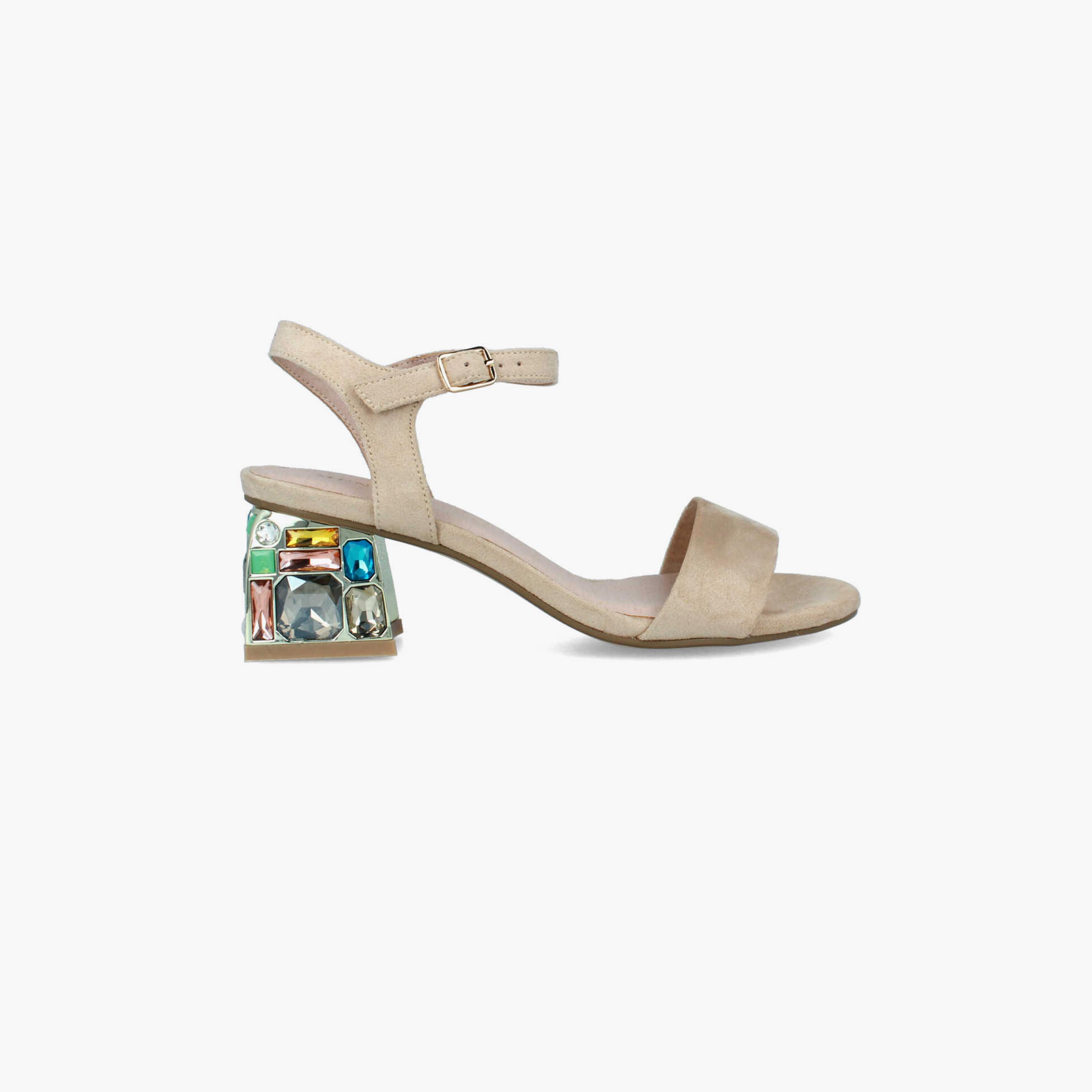 Menbur Women's Block Heels with Crystal | 21869-women-shoes-heels-image-1