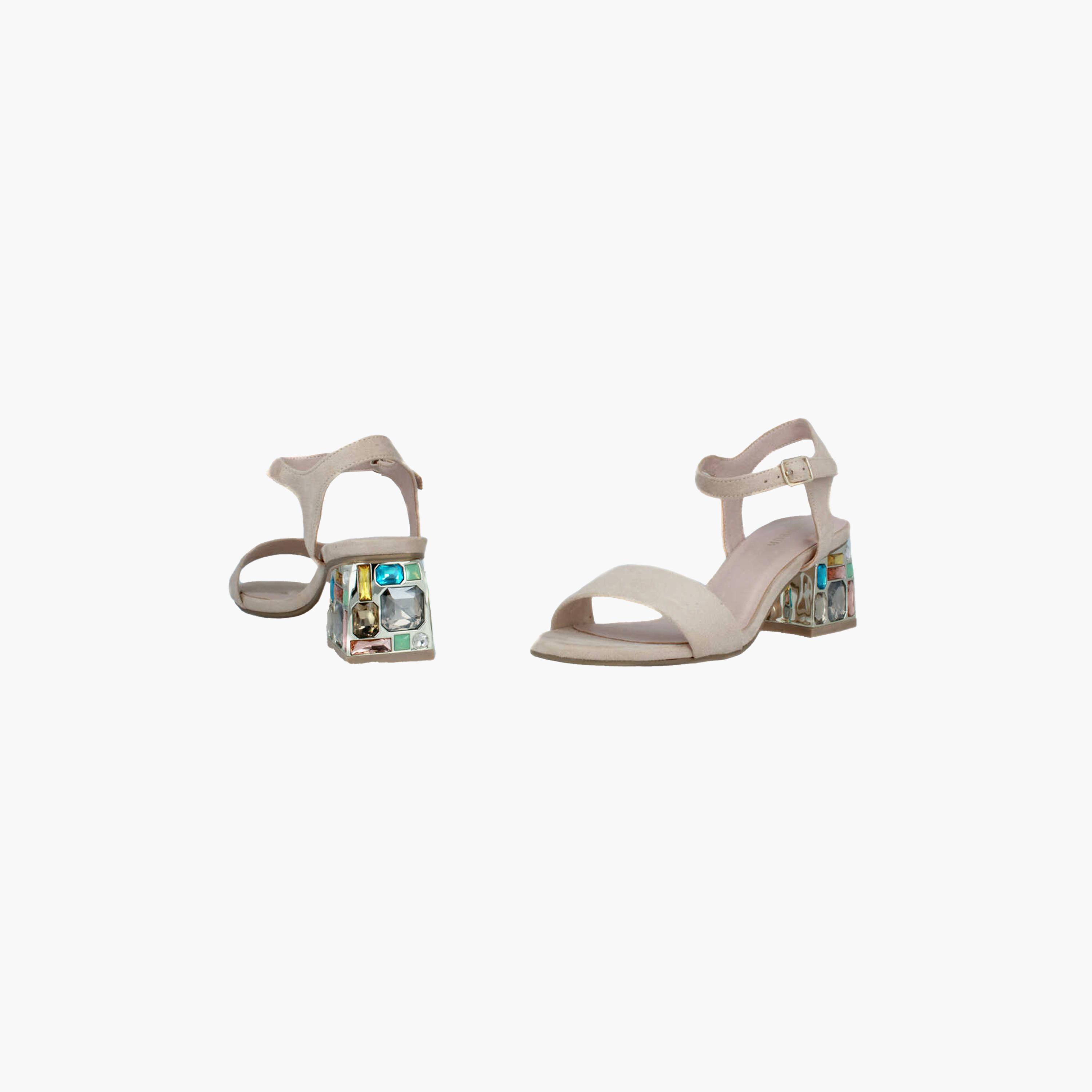 Menbur Women's Block Heels with Crystal | 21869-women-shoes-heels-image-4