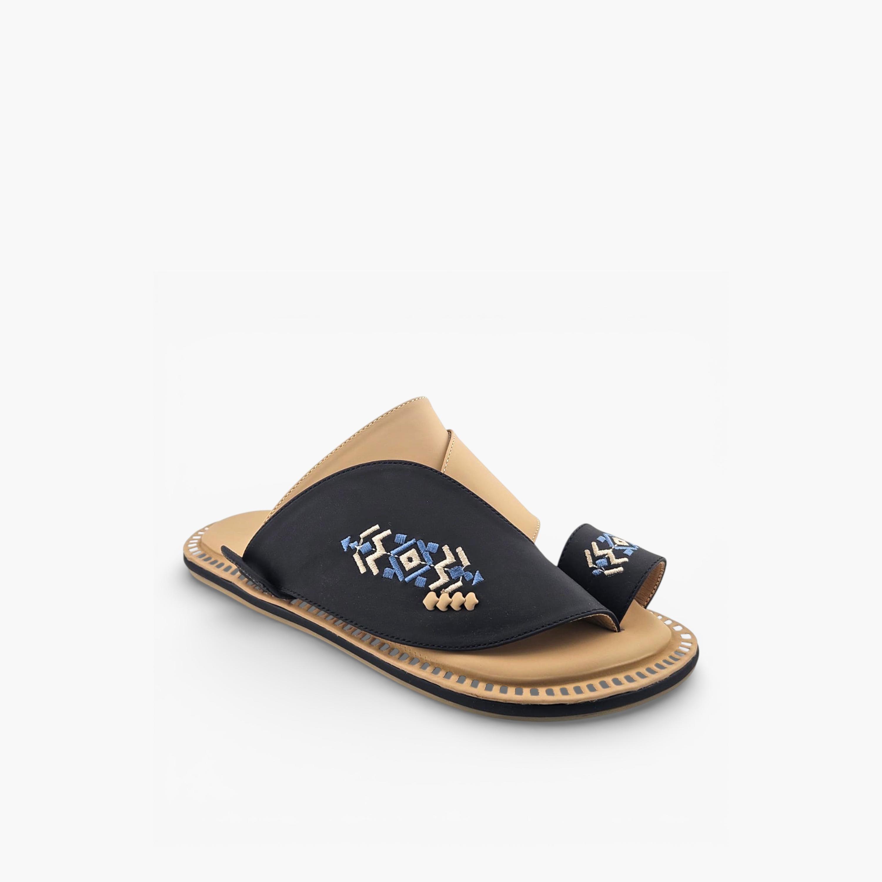 Al Fanoos Mens Slip-On Lumiere Arabic Sandals | 218-men-shoes-sandals-image-1
