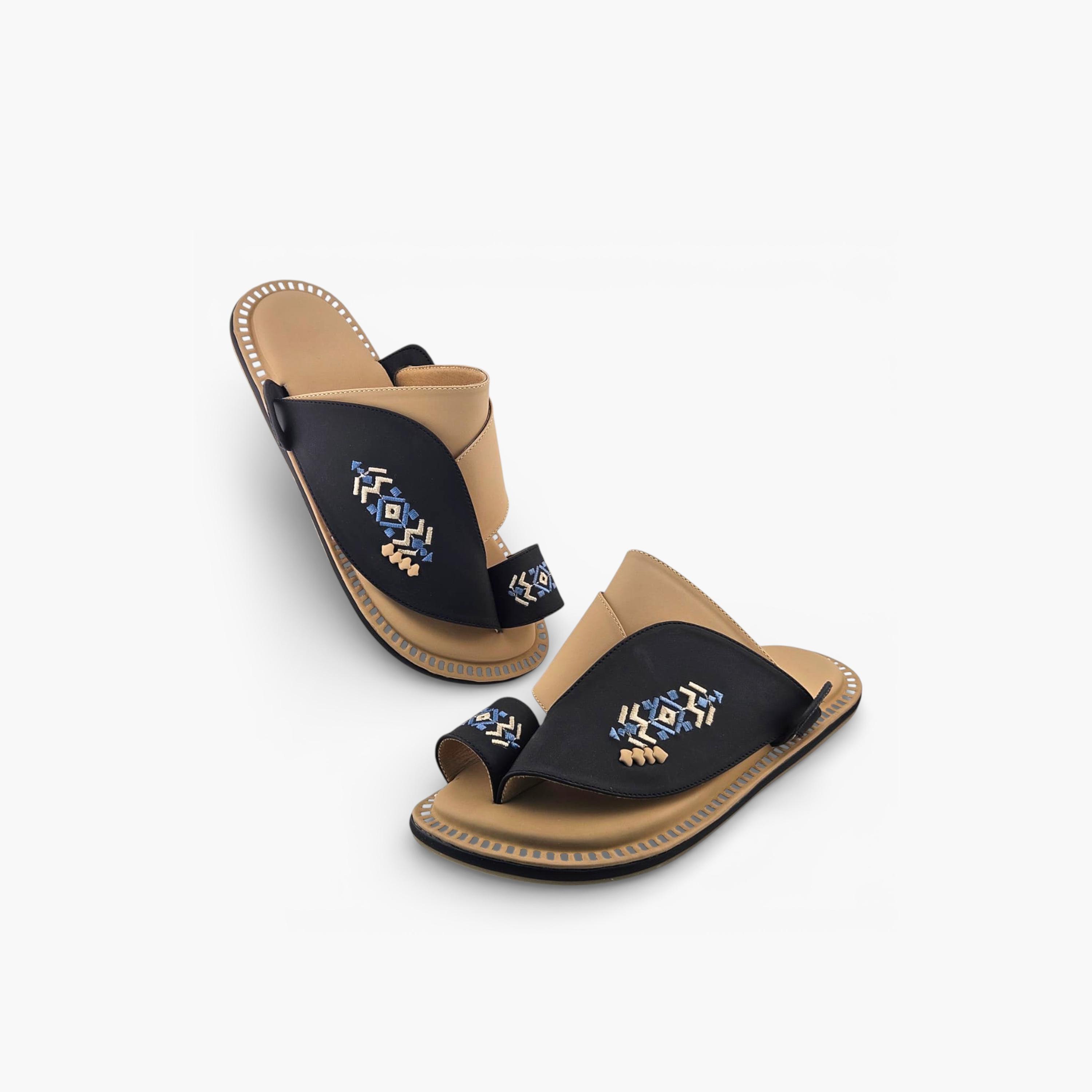 Al Fanoos Mens Slip-On Lumiere Arabic Sandals | 218-men-shoes-sandals-image-3