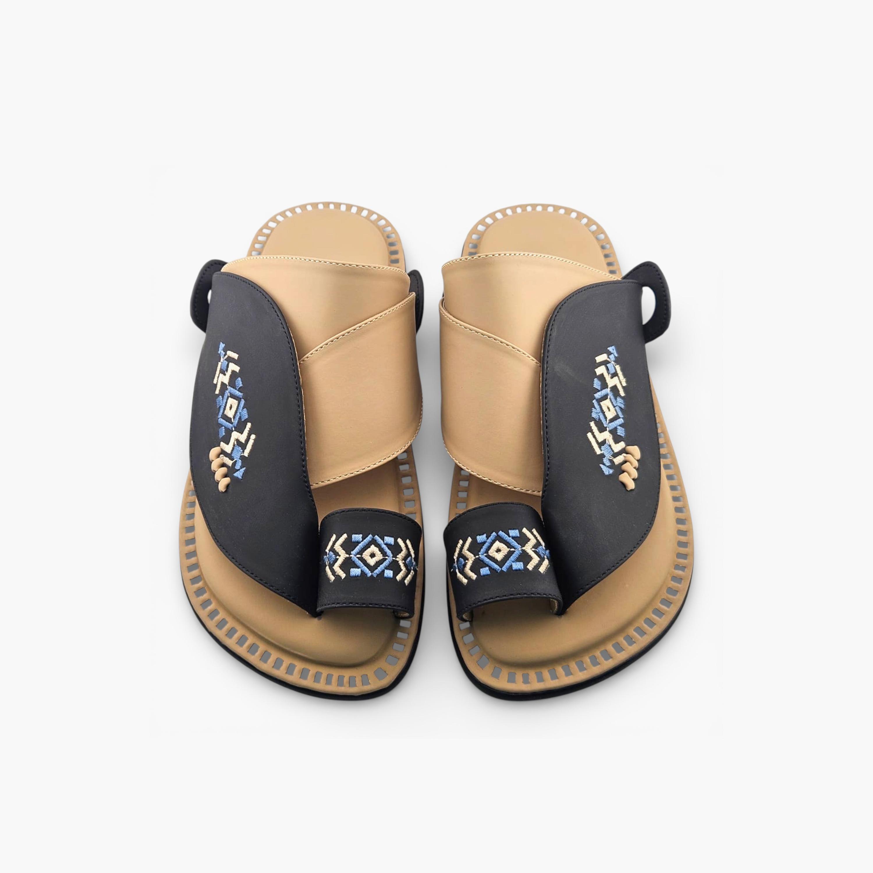 Al Fanoos Mens Slip-On Lumiere Arabic Sandals | 218-men-shoes-sandals-image-4