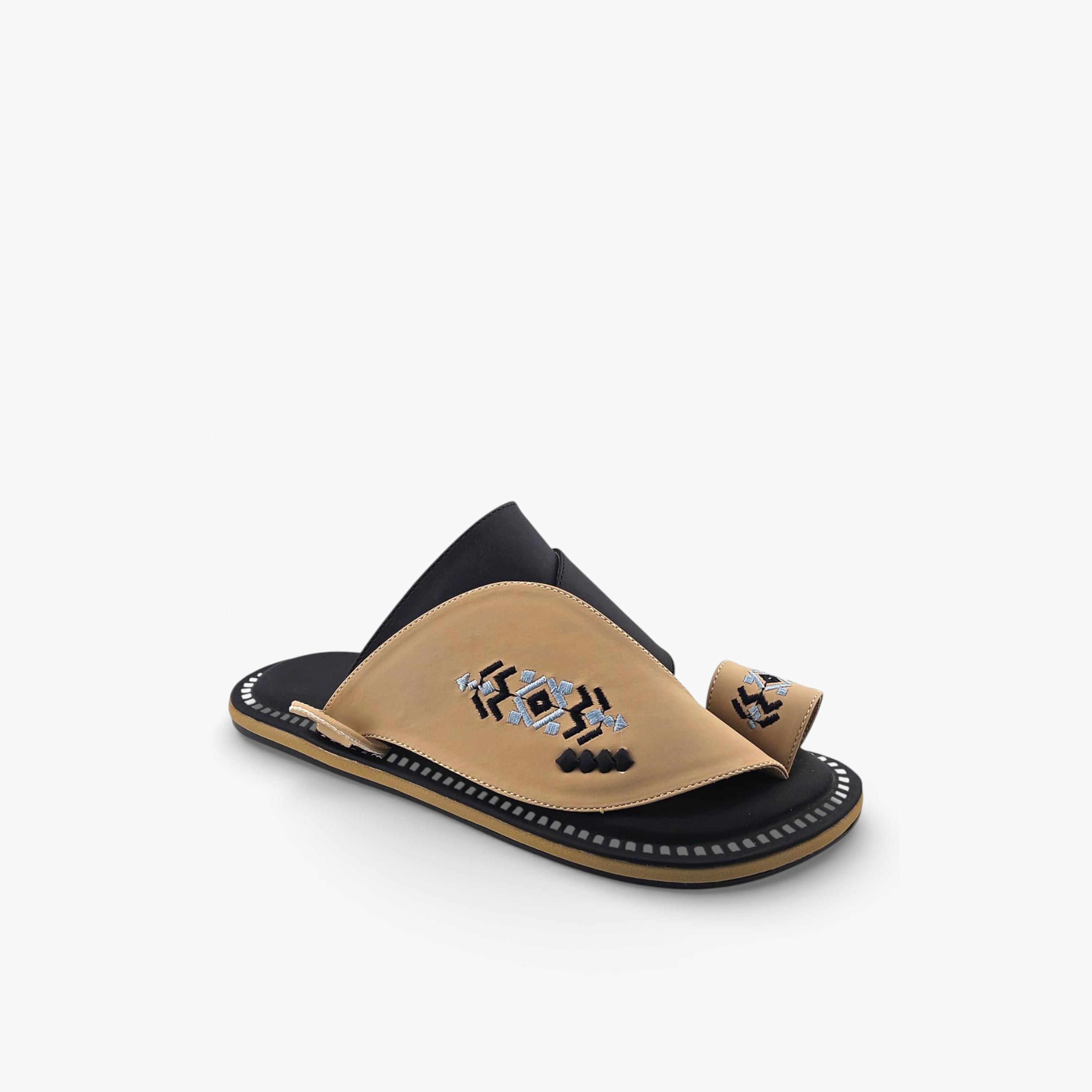 Al Fanoos Mens Slip-On Lumiere Arabic Sandals | 218-men-shoes-sandals-image-1