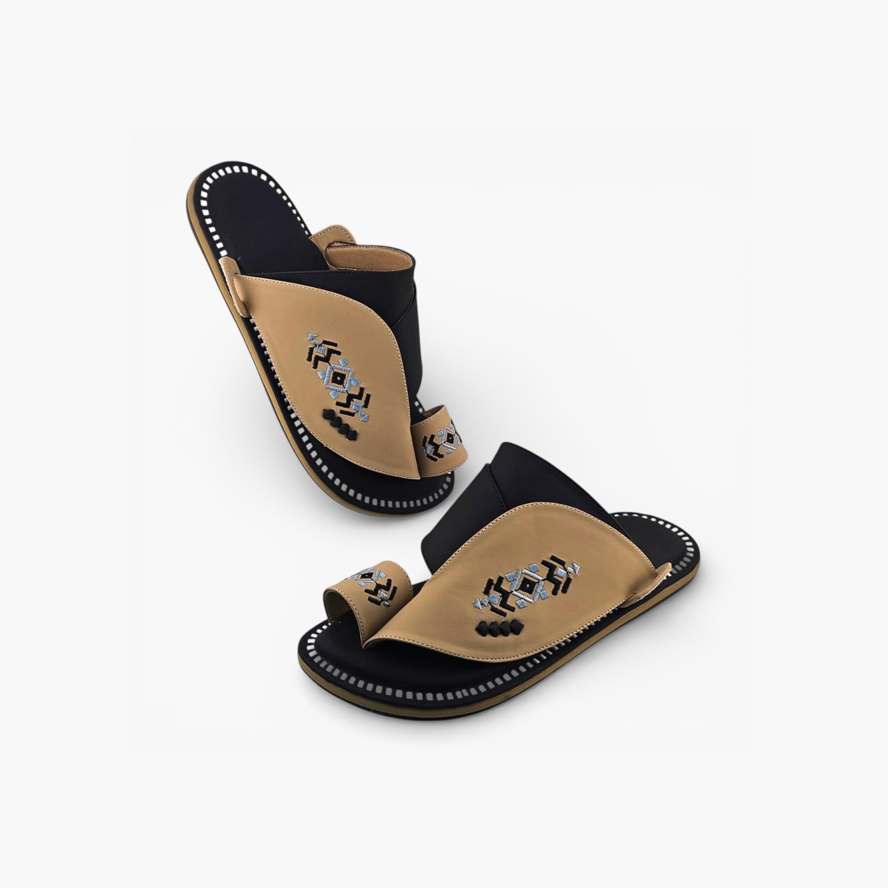 Al Fanoos Mens Slip-On Lumiere Arabic Sandals | 218-men-shoes-sandals-image-2
