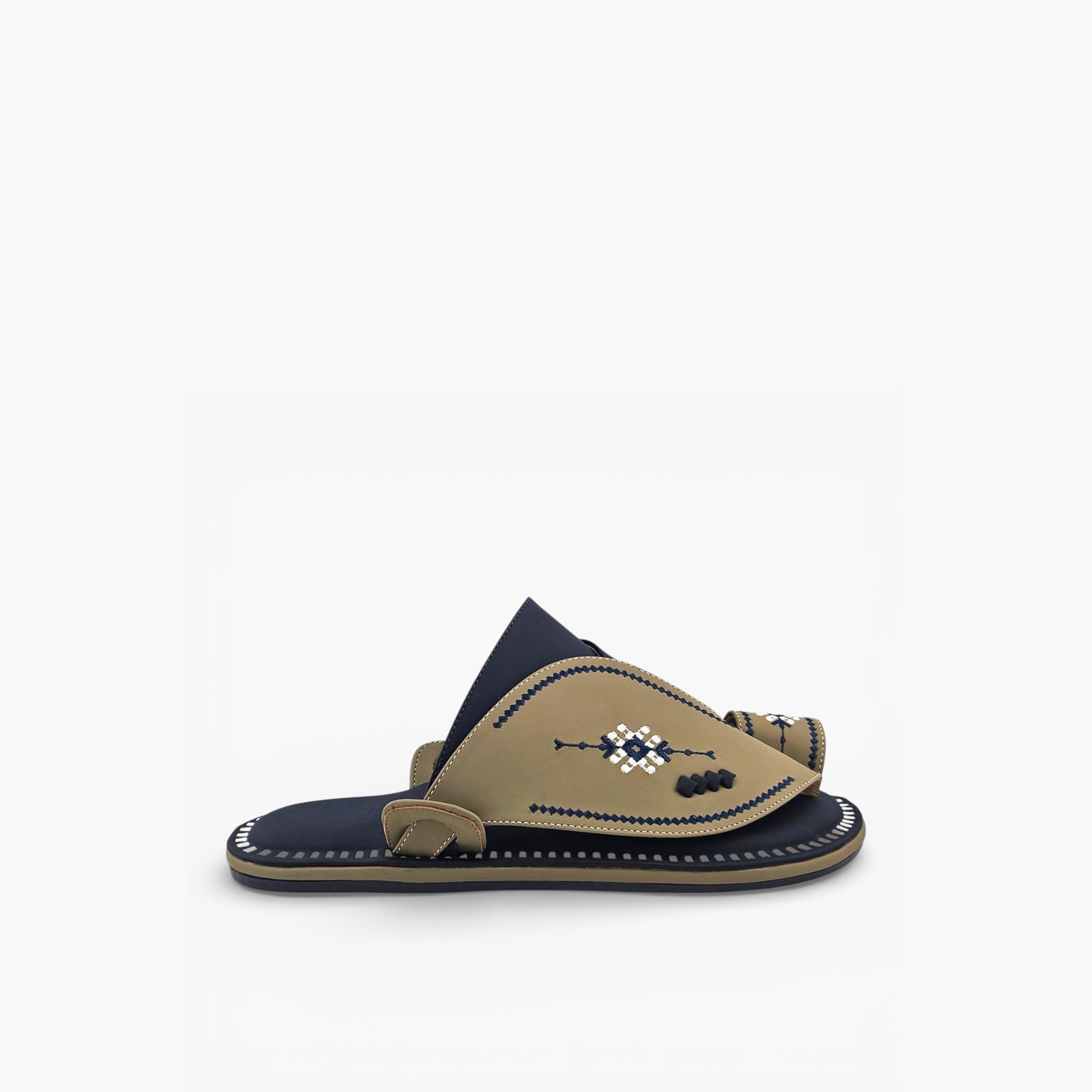 Al Fanoos Mens Slip-On Lumiere Arabic Sandals | 219-men-shoes-sandals-image-2